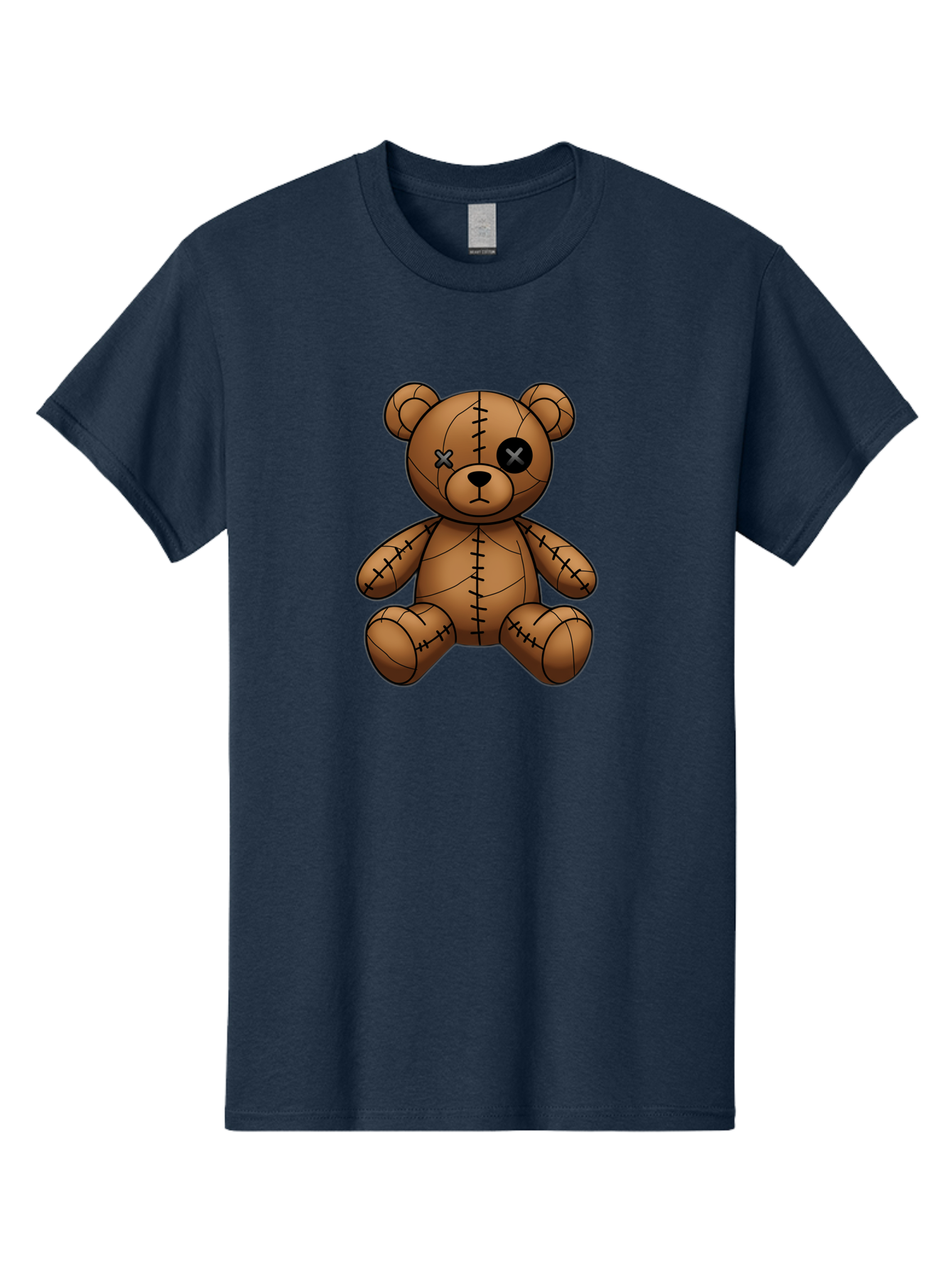 Voodoo-Teddy-Bear-9 Men'S Graphic Tee, 100% Cotton, Comfortable Casual Summer Wear, Machine Washable, Vintage Camera, Old Camera, Antique Camera, Black Camera, Classic Photography, Photography Equipment, Nostalgic Device, Film Camera, Bag087