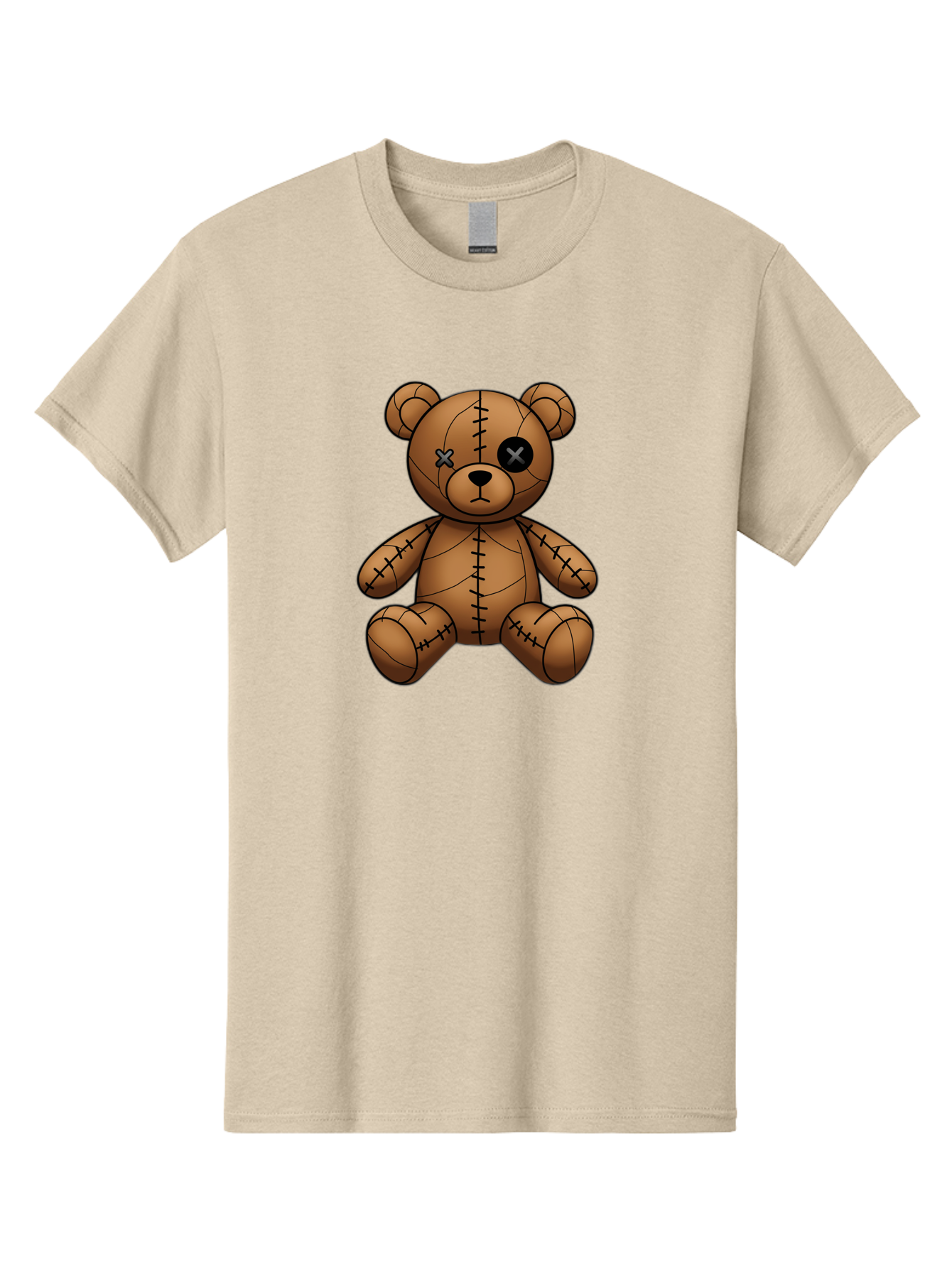 Voodoo-Teddy-Bear-9 Men'S Graphic Tee, 100% Cotton, Comfortable Casual Summer Wear, Machine Washable, Vintage Camera, Old Camera, Antique Camera, Black Camera, Classic Photography, Photography Equipment, Nostalgic Device, Film Camera, Bag087