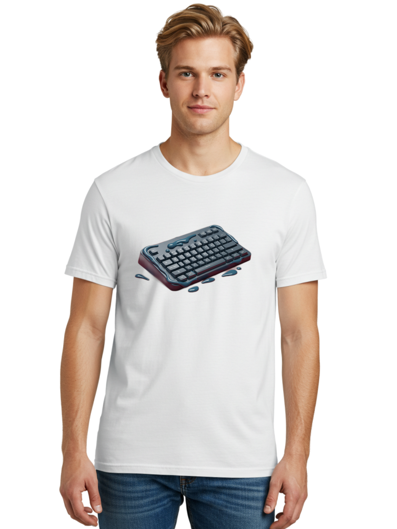 Wet-Keyboard Men'S Graphic Tee, 100% Cotton, Comfortable Casual Summer Wear, Machine Washable, Vintage Camera, Old Camera, Antique Camera, Black Camera, Classic Photography, Photography Equipment, Nostalgic Device, Film Camera, Camera Art Bag097