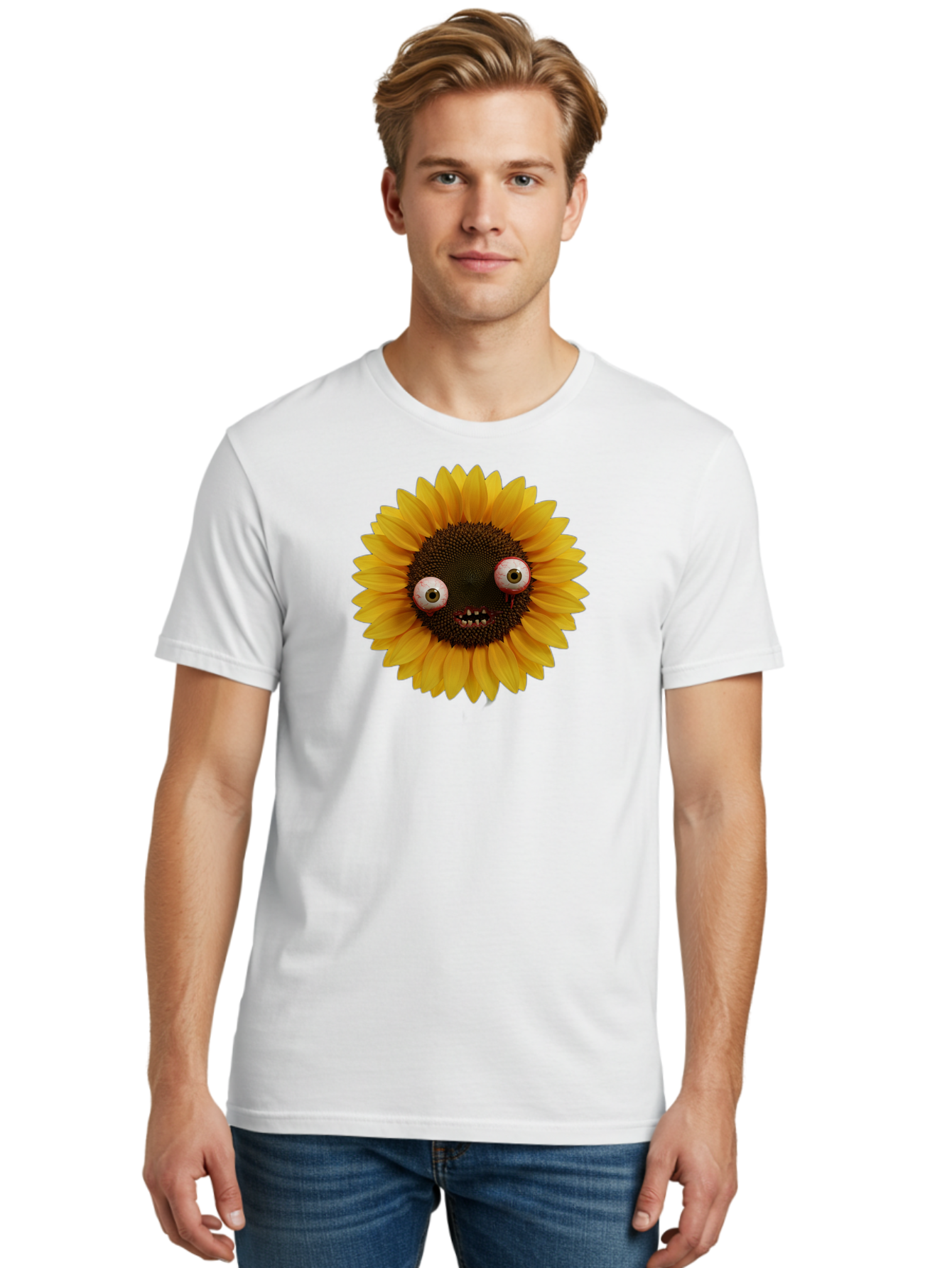 Zombie-Sunflower Men'S Graphic Tee, 100% Cotton, Comfortable Casual Summer Wear, Machine Washable, Vintage Camera, Old Camera, Antique Camera, Black Camera, Classic Photography, Photography Equipment, Nostalgic Device, Film Camera, Camera Art Bag099