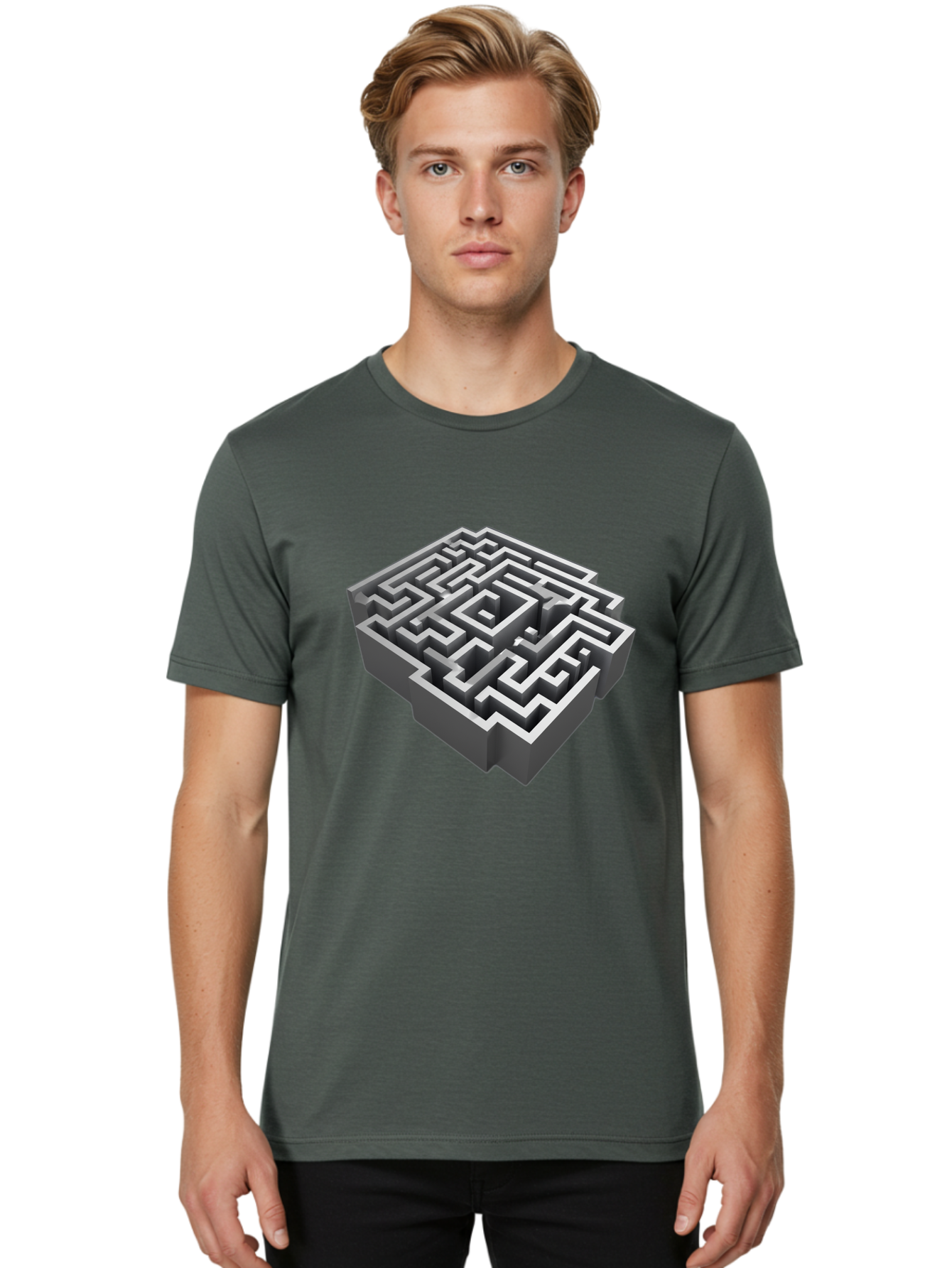 3D-Maze Men'S Graphic Tee, 100% Cotton, Comfortable Casual Summer Wear, Machine Washable, Vintage Camera, Old Camera, Antique Camera, Black Camera, Classic Photography, Photography Equipment, Nostalgic Device, Film Camera, Camera Art Bag108