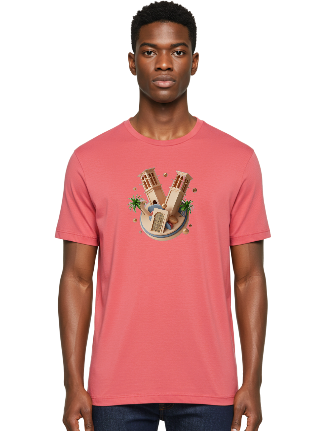 3D-Mosque-Towers Men'S Graphic Tee, 100% Cotton, Comfortable Casual Summer Wear, Machine Washable, Vintage Camera, Old Camera, Antique Camera, Black Camera, Classic Photography, Photography Equipment, Nostalgic Device, Film Camera, Camera Art Bag109