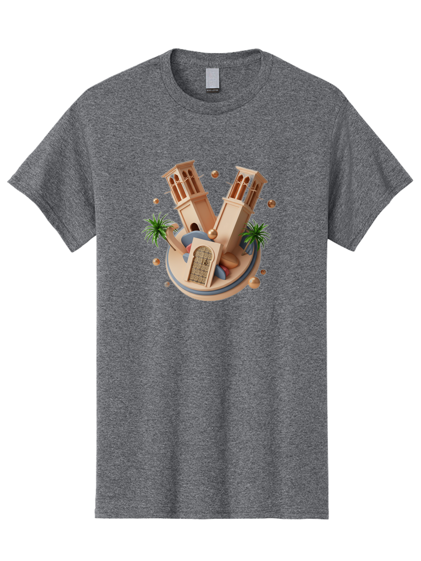 3D-Mosque-Towers Men'S Graphic Tee, 100% Cotton, Comfortable Casual Summer Wear, Machine Washable, Vintage Camera, Old Camera, Antique Camera, Black Camera, Classic Photography, Photography Equipment, Nostalgic Device, Film Camera, Camera Art Bag109