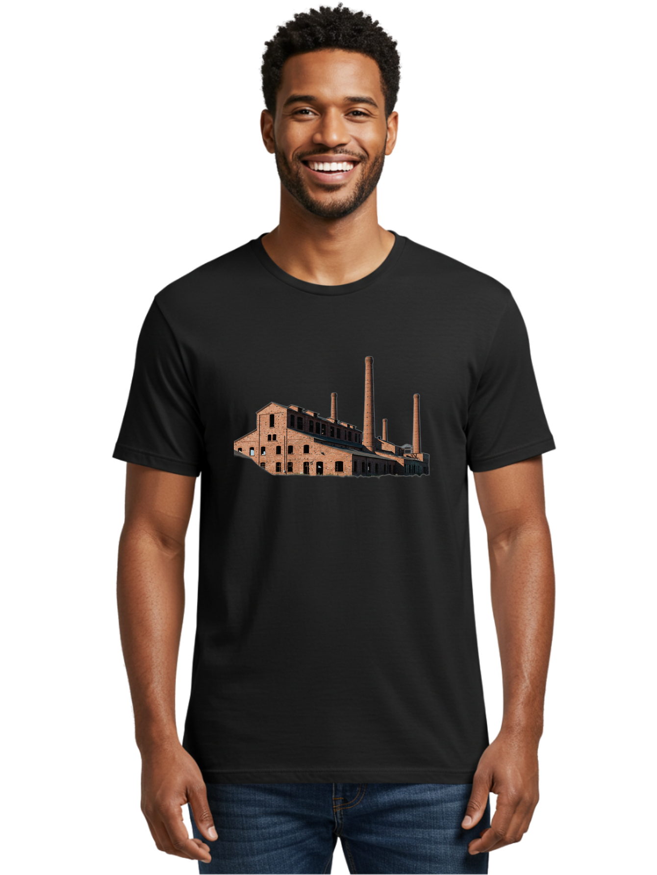Abandoned-Factory-1 Men'S Graphic Tee, 100% Cotton, Comfortable Casual Summer Wear, Machine Washable, Vintage Camera, Old Camera, Antique Camera, Black Camera, Classic Photography, Photography Equipment, Nostalgic Device, Film Camera, Bag118