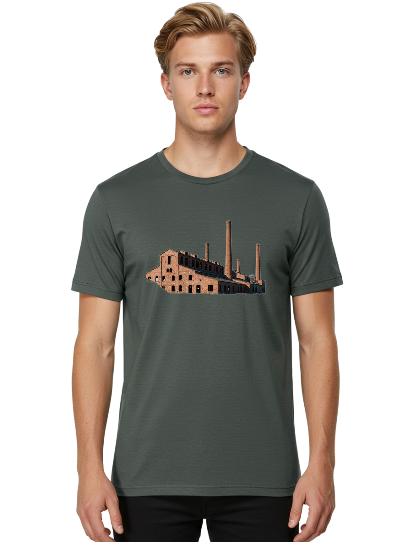 Abandoned-Factory-1 Men'S Graphic Tee, 100% Cotton, Comfortable Casual Summer Wear, Machine Washable, Vintage Camera, Old Camera, Antique Camera, Black Camera, Classic Photography, Photography Equipment, Nostalgic Device, Film Camera, Bag118