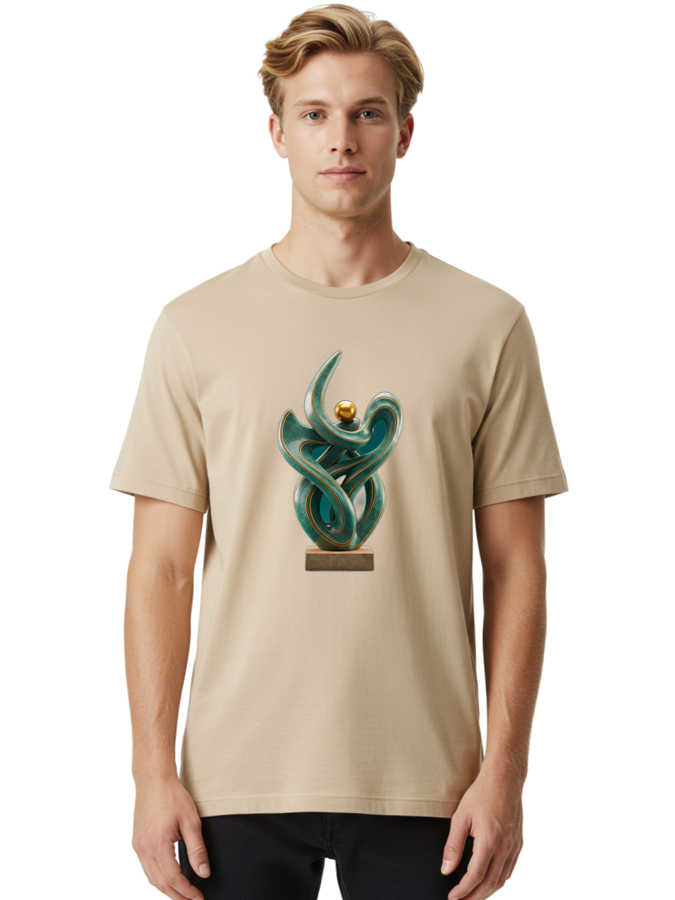 Abstract-Bronze-Sculpture Men'S Graphic Tee, 100% Cotton, Comfortable Casual Summer Wear, Machine Washable, Vintage Camera, Old Camera, Antique Camera, Black Camera, Classic Photography, Photography Equipment, Nostalgic Device, Film Camera, Bag121