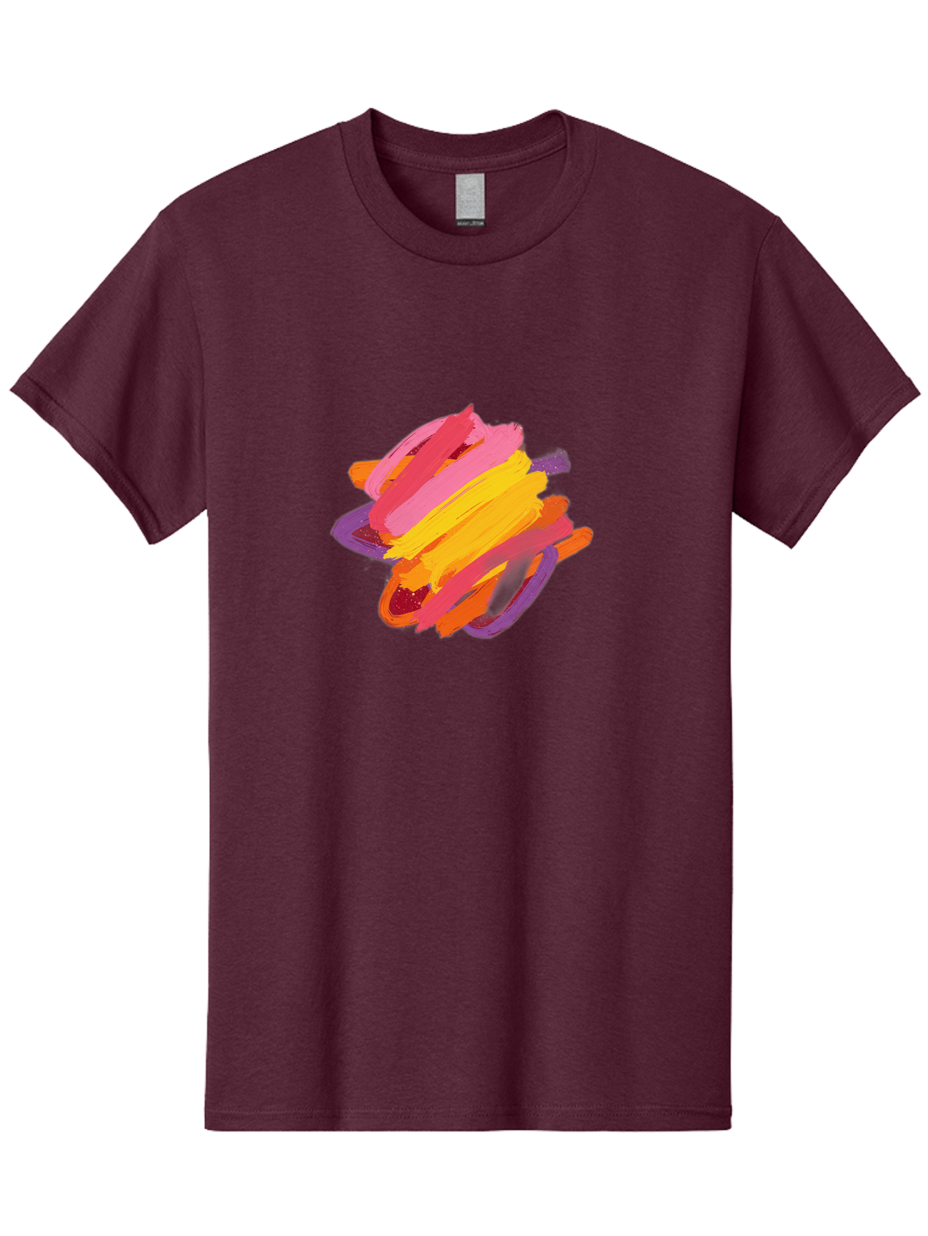 Abstract-Brush-Stroke Men'S Graphic Tee, 100% Cotton, Comfortable Casual Summer Wear, Machine Washable, Vintage Camera, Old Camera, Antique Camera, Black Camera, Classic Photography, Photography Equipment, Nostalgic Device, Film Camera, Bag122
