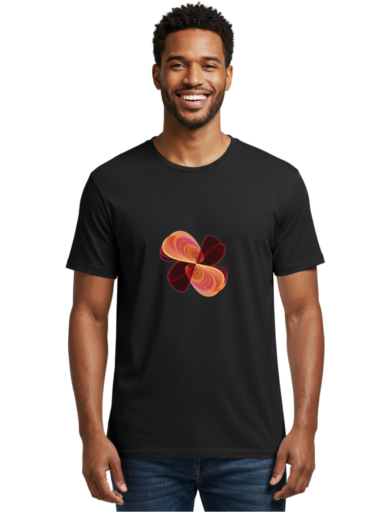 Abstract-Flower Men'S Graphic Tee, 100% Cotton, Comfortable Casual Summer Wear, Machine Washable, Vintage Camera, Old Camera, Antique Camera, Black Camera, Classic Photography, Photography Equipment, Nostalgic Device, Film Camera, Camera Art Bag123