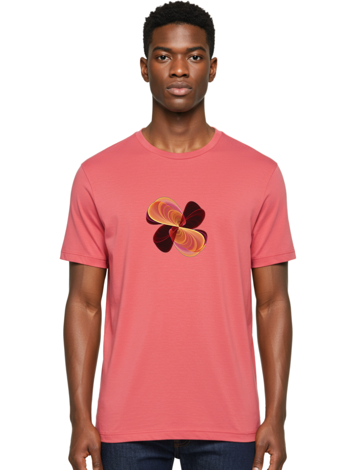 Abstract-Flower Men'S Graphic Tee, 100% Cotton, Comfortable Casual Summer Wear, Machine Washable, Vintage Camera, Old Camera, Antique Camera, Black Camera, Classic Photography, Photography Equipment, Nostalgic Device, Film Camera, Camera Art Bag123