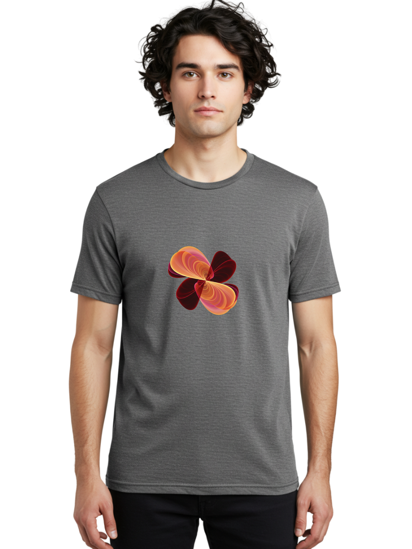 Abstract-Flower Men'S Graphic Tee, 100% Cotton, Comfortable Casual Summer Wear, Machine Washable, Vintage Camera, Old Camera, Antique Camera, Black Camera, Classic Photography, Photography Equipment, Nostalgic Device, Film Camera, Camera Art Bag123