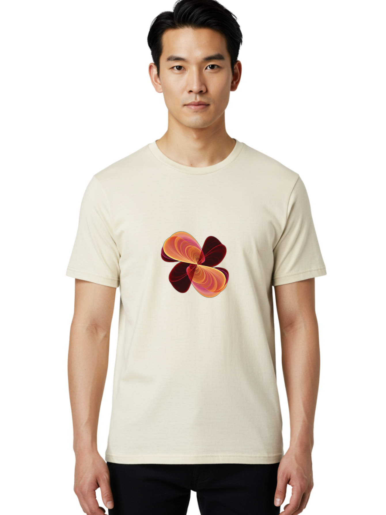 Abstract-Flower Men'S Graphic Tee, 100% Cotton, Comfortable Casual Summer Wear, Machine Washable, Vintage Camera, Old Camera, Antique Camera, Black Camera, Classic Photography, Photography Equipment, Nostalgic Device, Film Camera, Camera Art Bag123