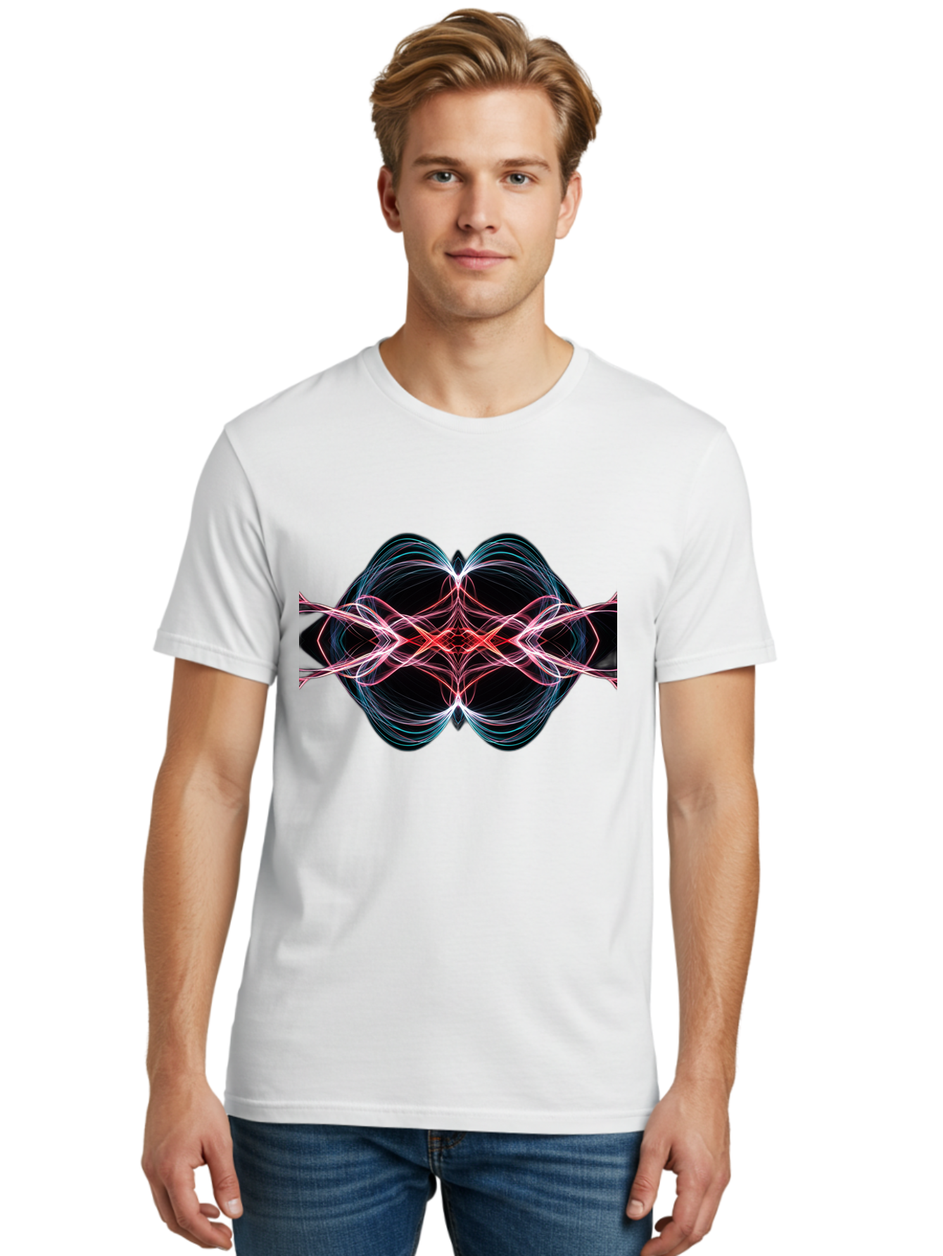 Abstract-Neon-Swirl Men'S Graphic Tee, 100% Cotton, Comfortable Casual Summer Wear, Machine Washable, Vintage Camera, Old Camera, Antique Camera, Black Camera, Classic Photography, Photography Equipment, Nostalgic Device, Film Camera, Bag125