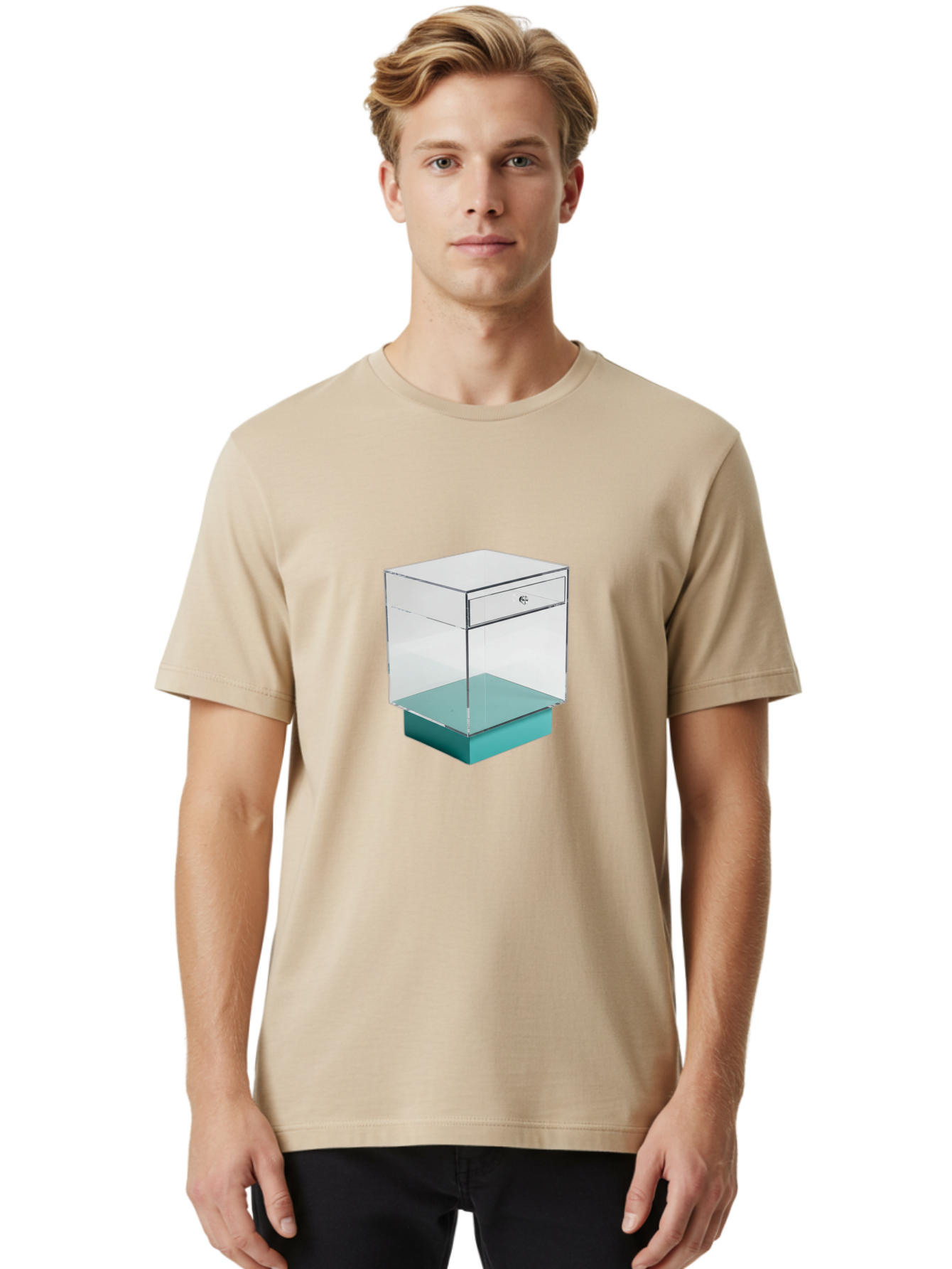 Acrylic-Nightstand Men'S Graphic Tee, 100% Cotton, Comfortable Casual Summer Wear, Machine Washable, Vintage Camera, Old Camera, Antique Camera, Black Camera, Classic Photography, Photography Equipment, Nostalgic Device, Film Camera, Bag126