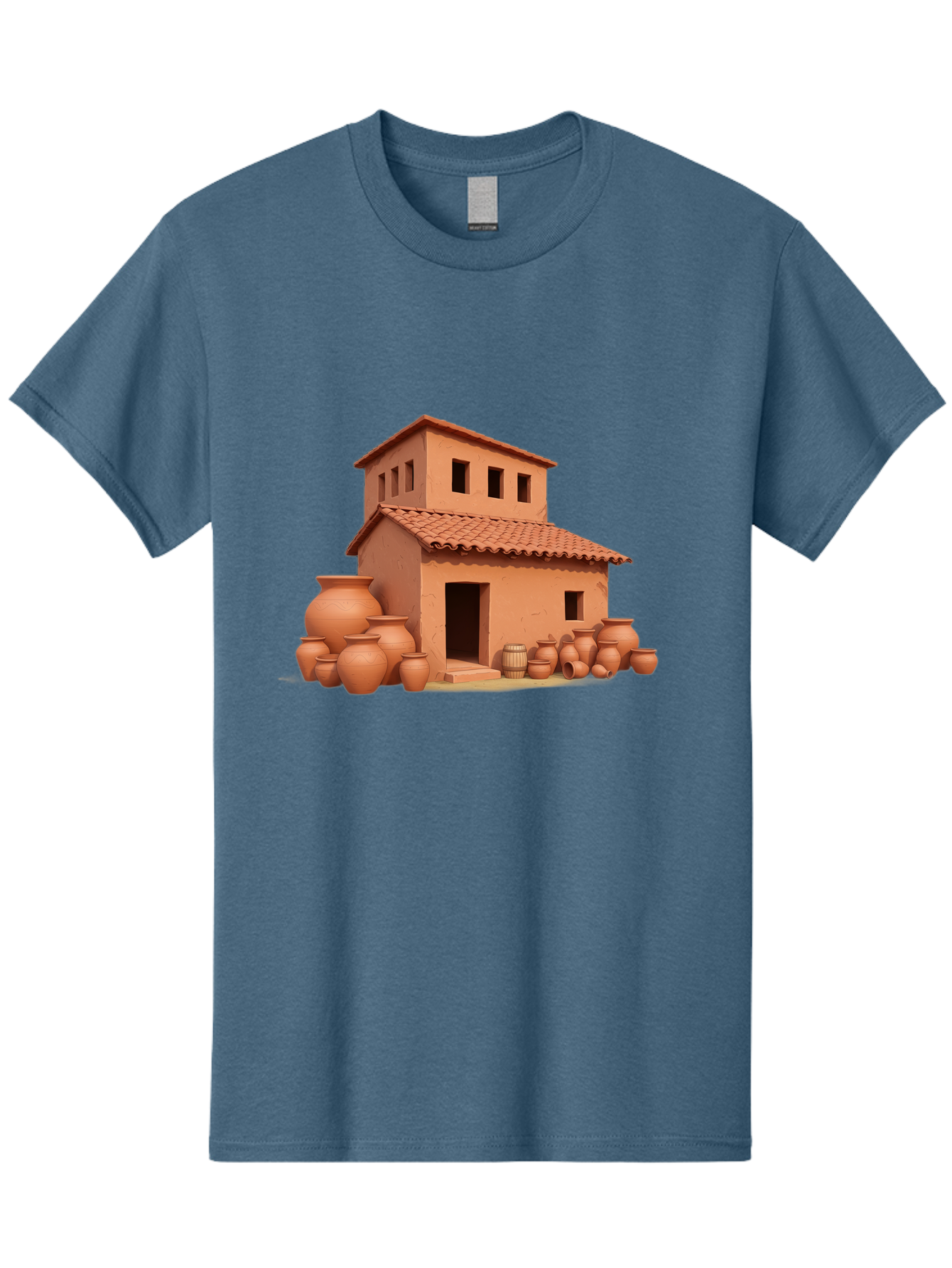 Adobe-House-1 Men'S Graphic Tee, 100% Cotton, Comfortable Casual Summer Wear, Machine Washable, Vintage Camera, Old Camera, Antique Camera, Black Camera, Classic Photography, Photography Equipment, Nostalgic Device, Film Camera, Camera Art Bag127