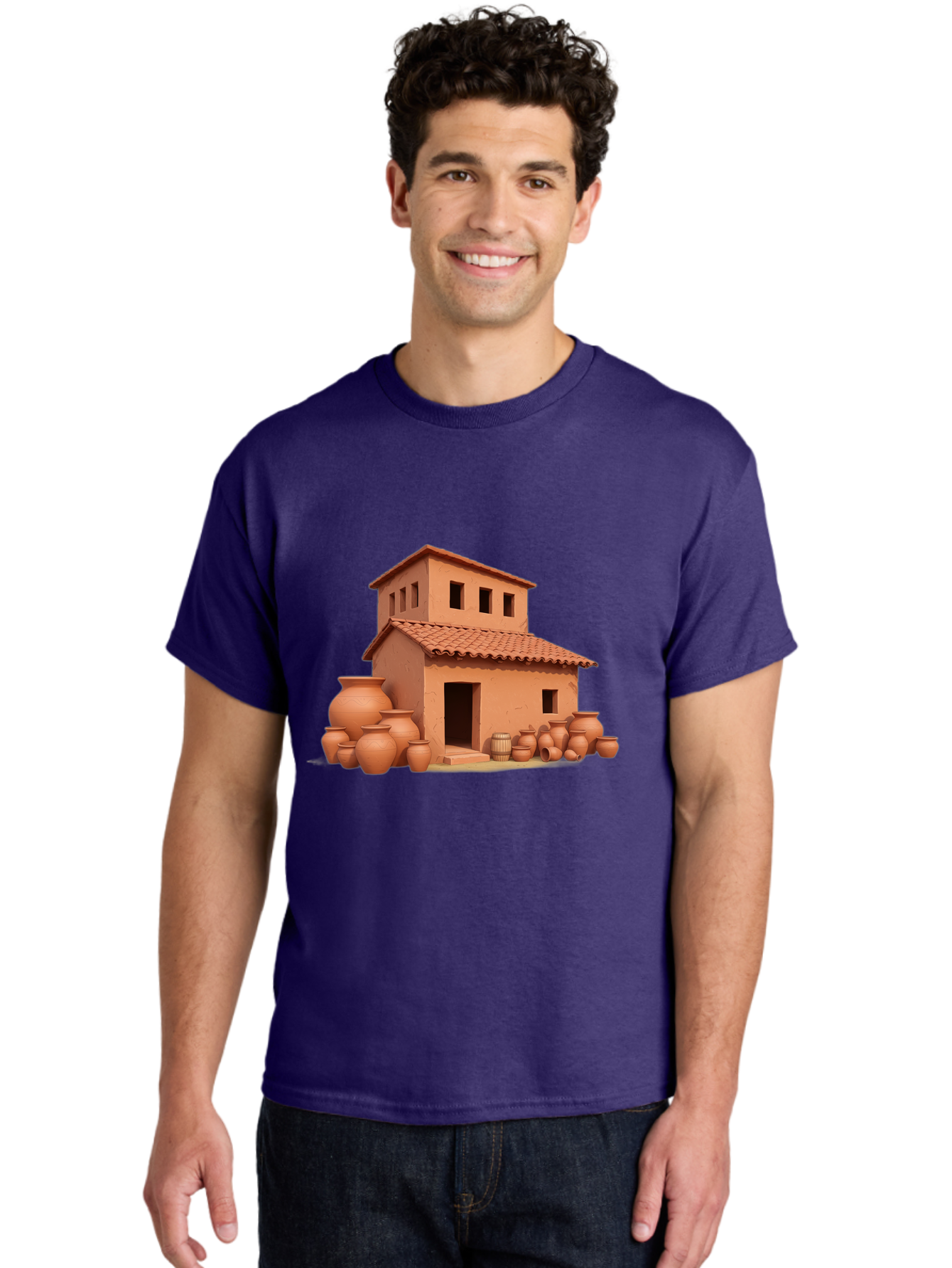 Adobe-House-1 Men'S Graphic Tee, 100% Cotton, Comfortable Casual Summer Wear, Machine Washable, Vintage Camera, Old Camera, Antique Camera, Black Camera, Classic Photography, Photography Equipment, Nostalgic Device, Film Camera, Camera Art Bag127