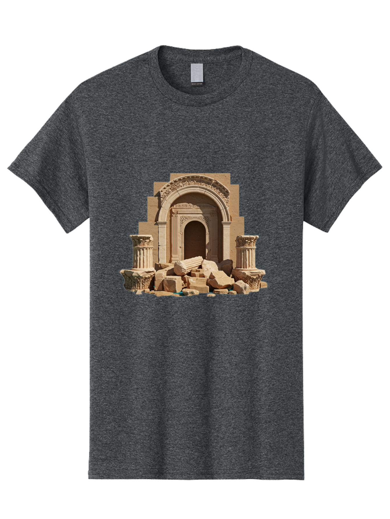 Ancient-Archway-Ruins Men'S Graphic Tee, 100% Cotton, Comfortable Casual Summer Wear, Machine Washable, Vintage Camera, Old Camera, Antique Camera, Black Camera, Classic Photography, Photography Equipment, Nostalgic Device, Film Camera, Bag133