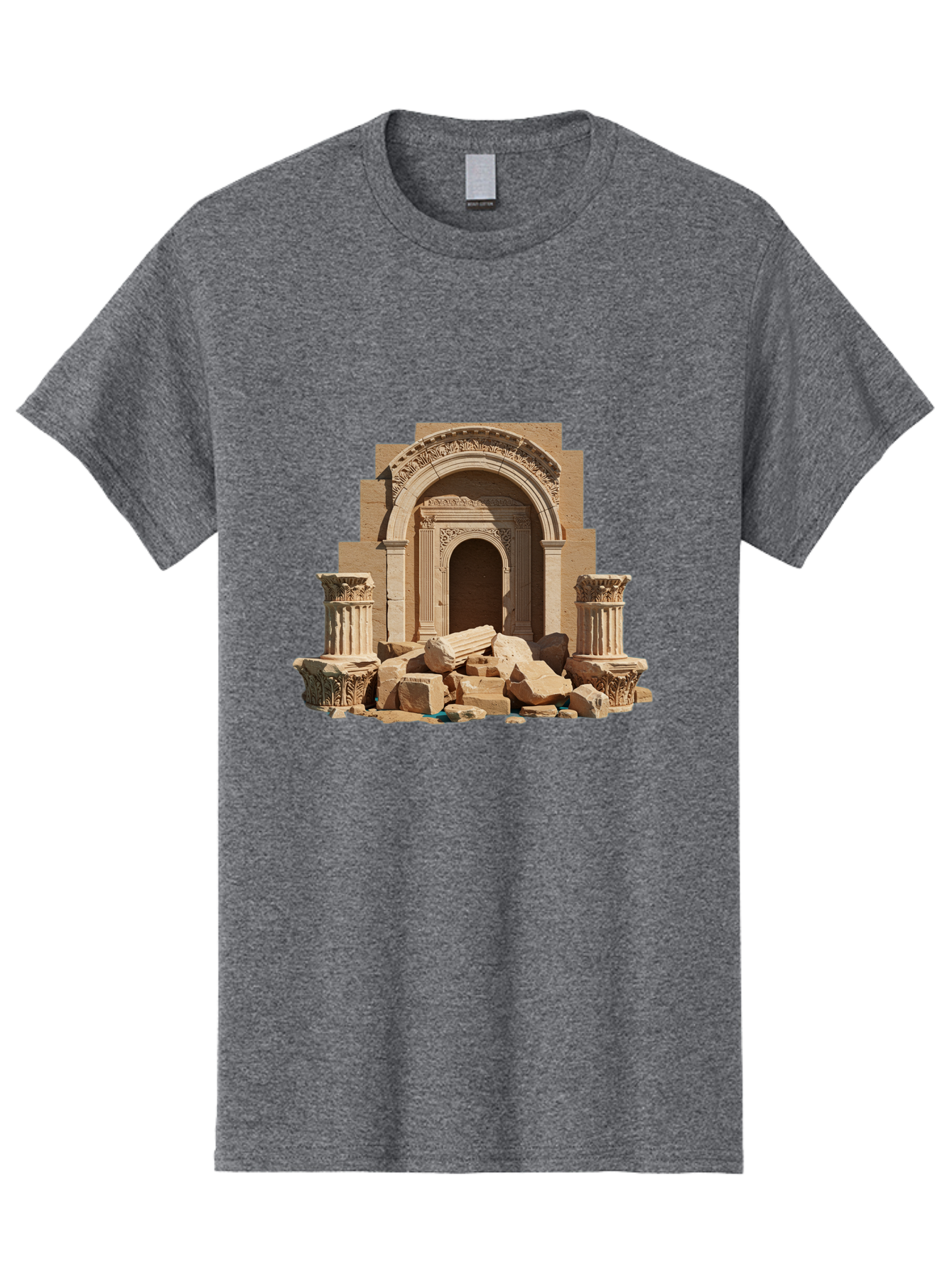 Ancient-Archway-Ruins Men'S Graphic Tee, 100% Cotton, Comfortable Casual Summer Wear, Machine Washable, Vintage Camera, Old Camera, Antique Camera, Black Camera, Classic Photography, Photography Equipment, Nostalgic Device, Film Camera, Bag133