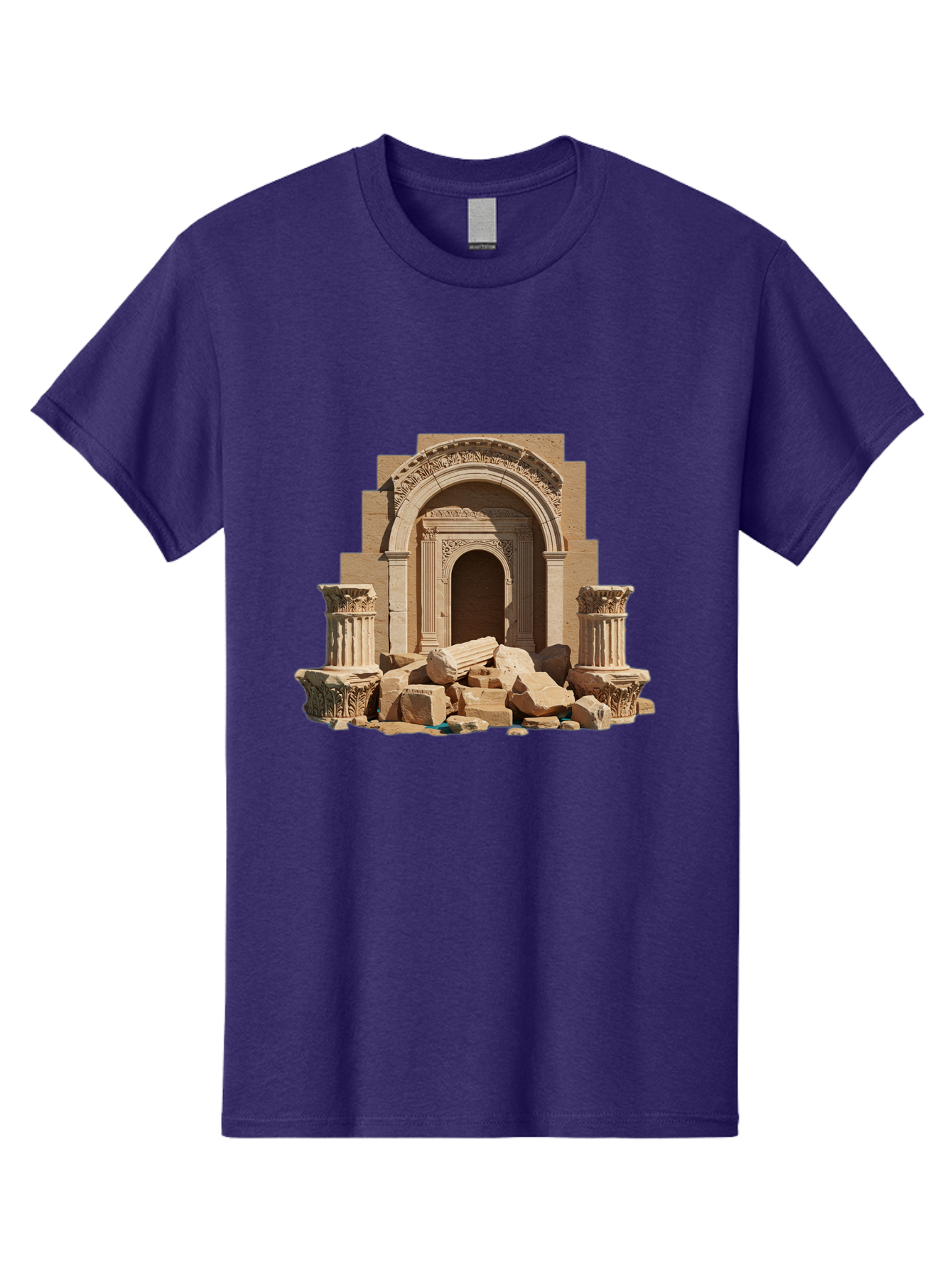 Ancient-Archway-Ruins Men'S Graphic Tee, 100% Cotton, Comfortable Casual Summer Wear, Machine Washable, Vintage Camera, Old Camera, Antique Camera, Black Camera, Classic Photography, Photography Equipment, Nostalgic Device, Film Camera, Bag133