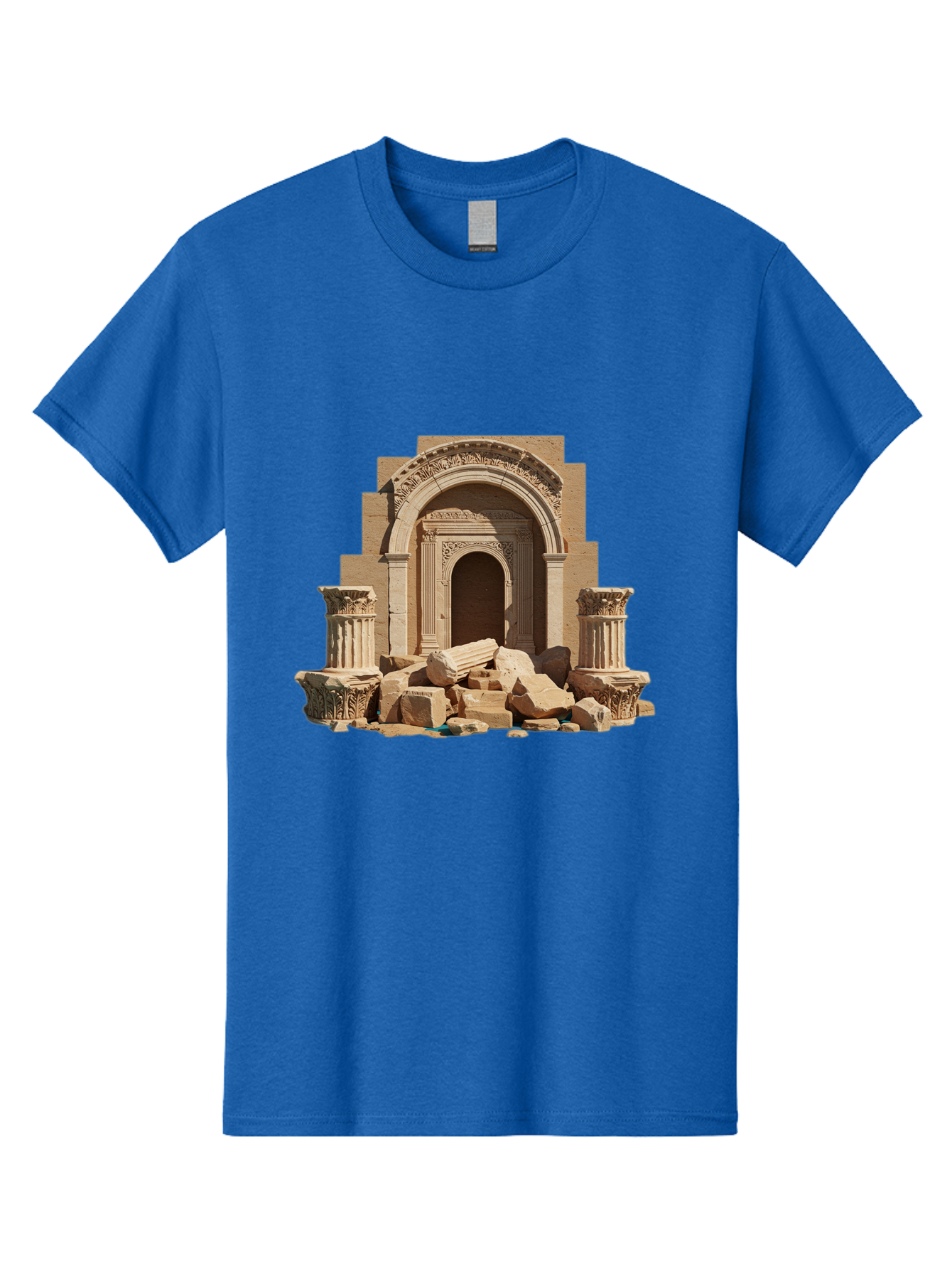 Ancient-Archway-Ruins Men'S Graphic Tee, 100% Cotton, Comfortable Casual Summer Wear, Machine Washable, Vintage Camera, Old Camera, Antique Camera, Black Camera, Classic Photography, Photography Equipment, Nostalgic Device, Film Camera, Bag133