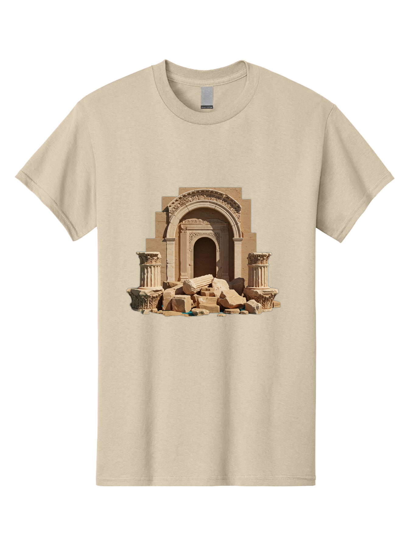 Ancient-Archway-Ruins Men'S Graphic Tee, 100% Cotton, Comfortable Casual Summer Wear, Machine Washable, Vintage Camera, Old Camera, Antique Camera, Black Camera, Classic Photography, Photography Equipment, Nostalgic Device, Film Camera, Bag133