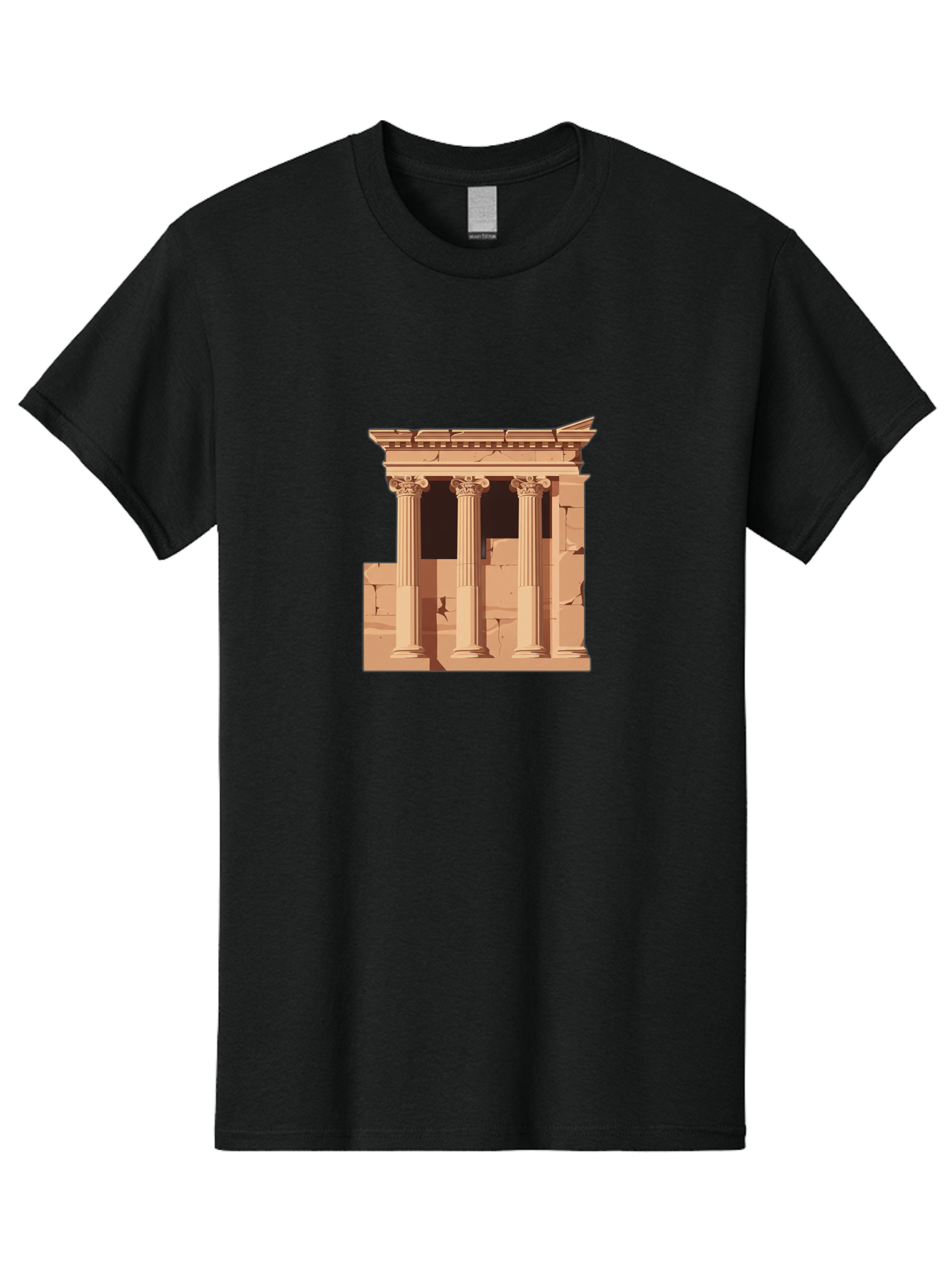 Ancient-Temple Men'S Graphic Tee, 100% Cotton, Comfortable Casual Summer Wear, Machine Washable, Vintage Camera, Old Camera, Antique Camera, Black Camera, Classic Photography, Photography Equipment, Nostalgic Device, Film Camera, Camera Art Bag135
