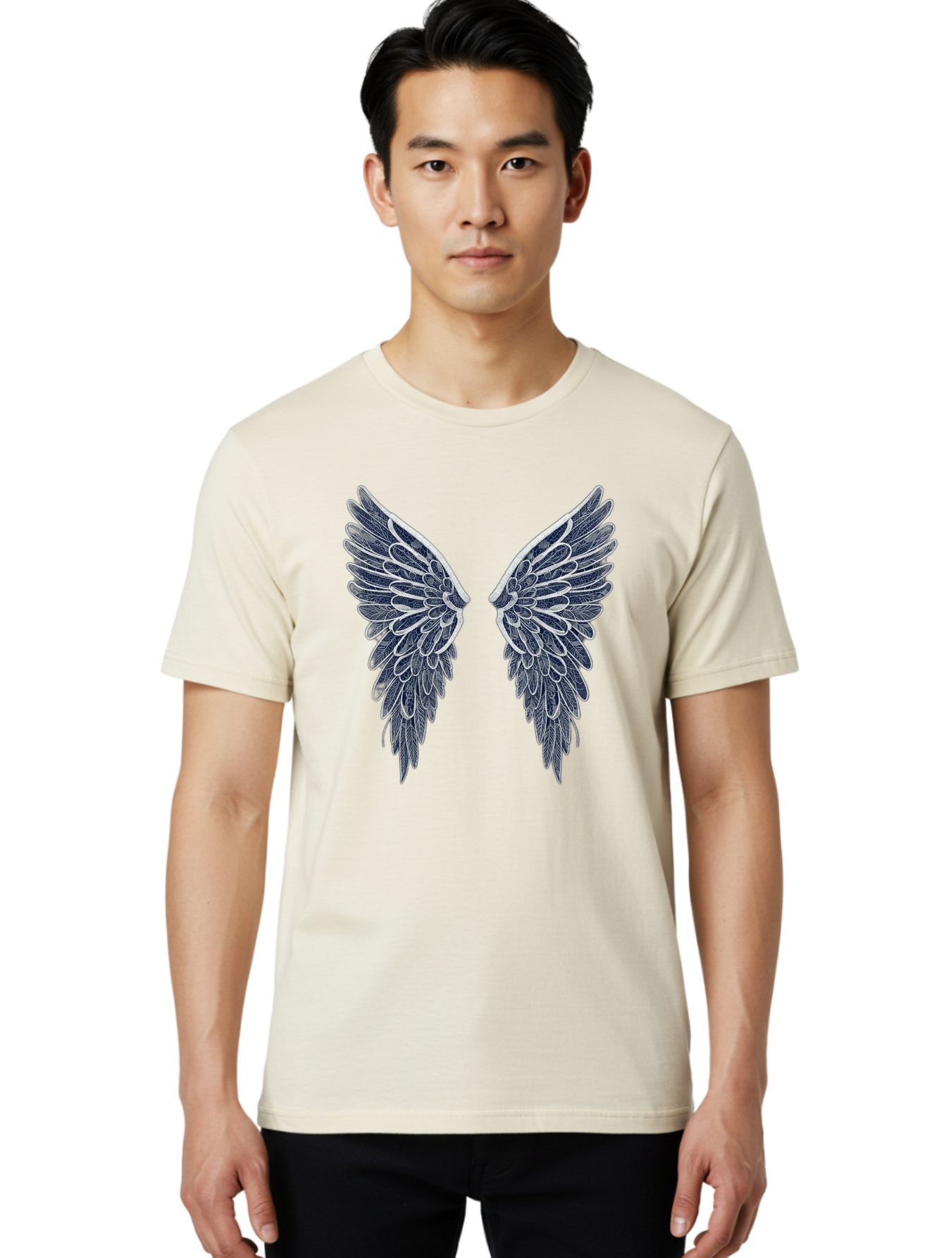 Angel-Wings Men'S Graphic Tee, 100% Cotton, Comfortable Casual Summer Wear, Machine Washable, Vintage Camera, Old Camera, Antique Camera, Black Camera, Classic Photography, Photography Equipment, Nostalgic Device, Film Camera, Camera Art Bag136