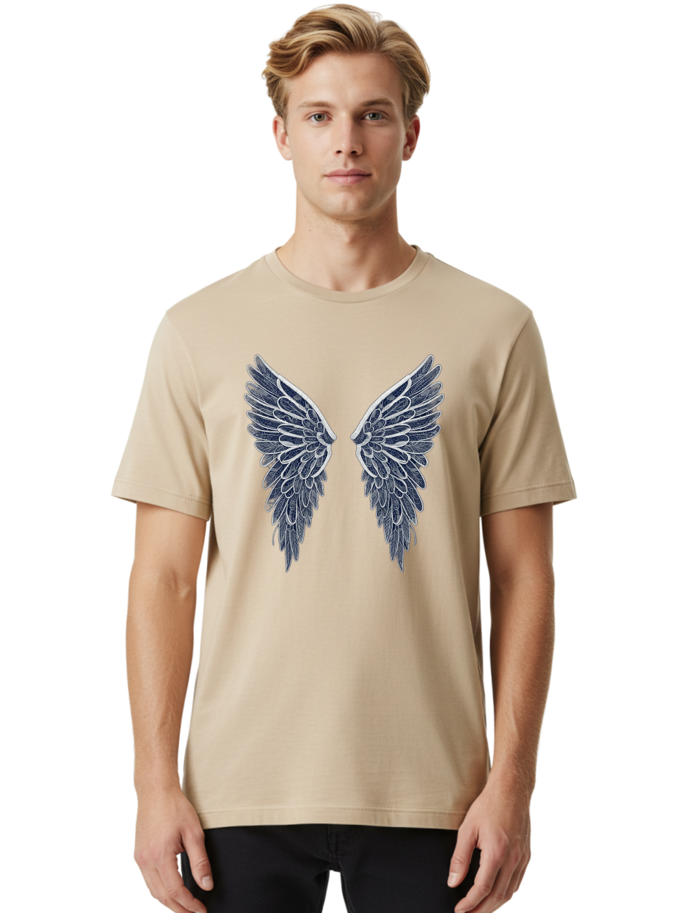 Angel-Wings Men'S Graphic Tee, 100% Cotton, Comfortable Casual Summer Wear, Machine Washable, Vintage Camera, Old Camera, Antique Camera, Black Camera, Classic Photography, Photography Equipment, Nostalgic Device, Film Camera, Camera Art Bag136
