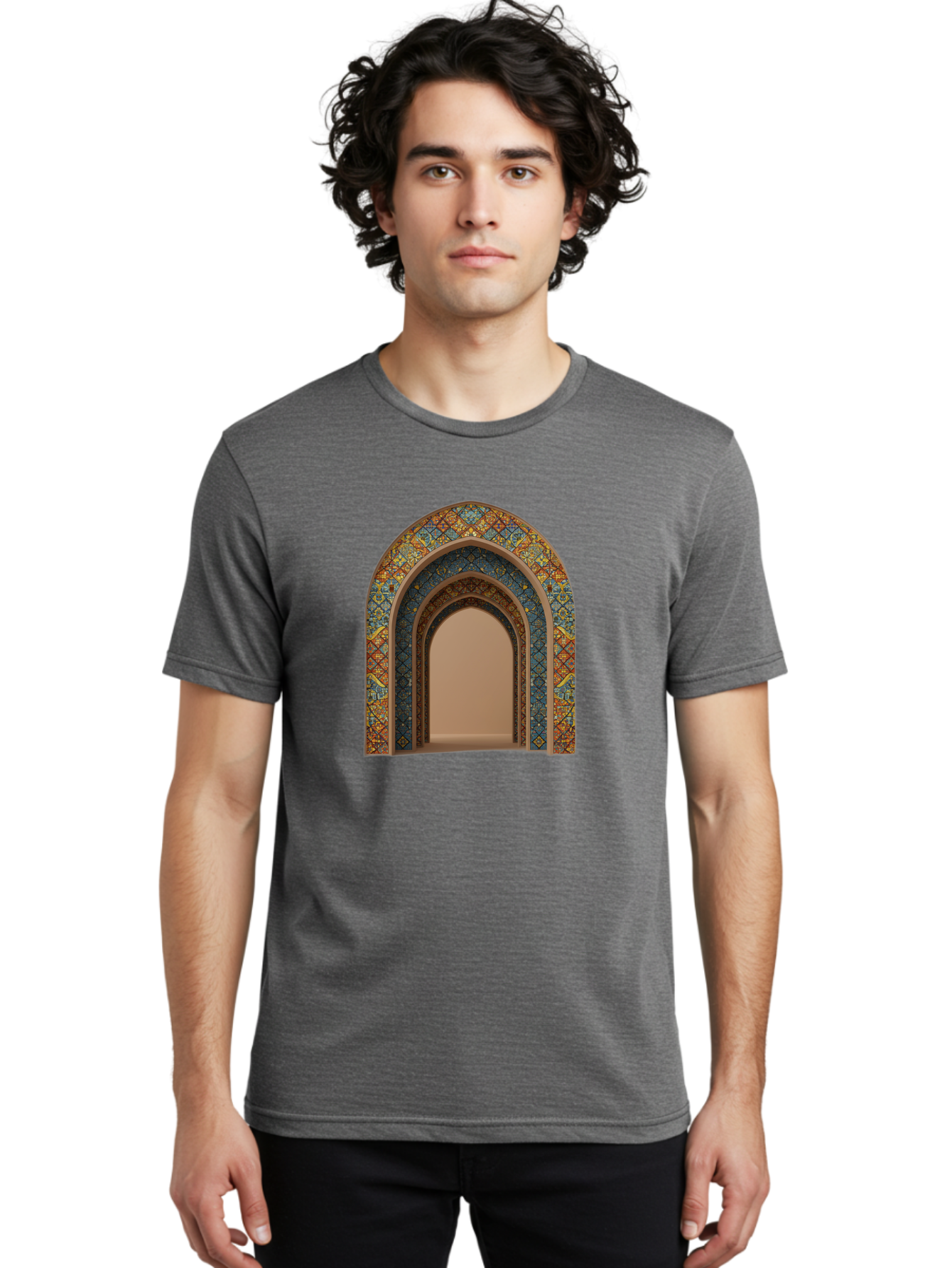 Arched-Doorway Men'S Graphic Tee, 100% Cotton, Comfortable Casual Summer Wear, Machine Washable, Vintage Camera, Old Camera, Antique Camera, Black Camera, Classic Photography, Photography Equipment, Nostalgic Device, Film Camera, Camera Art Bag141