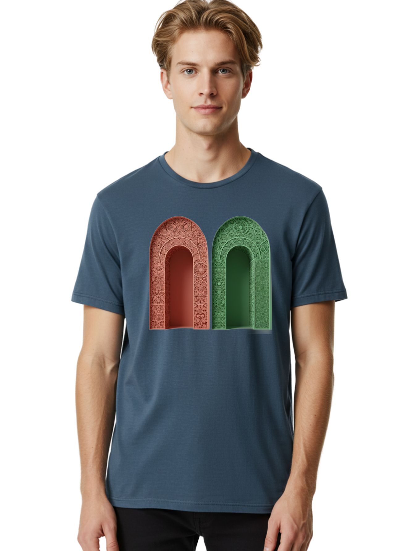 Arched-Doorways Men'S Graphic Tee, 100% Cotton, Comfortable Casual Summer Wear, Machine Washable, Vintage Camera, Old Camera, Antique Camera, Black Camera, Classic Photography, Photography Equipment, Nostalgic Device, Film Camera, Camera Art Bag142