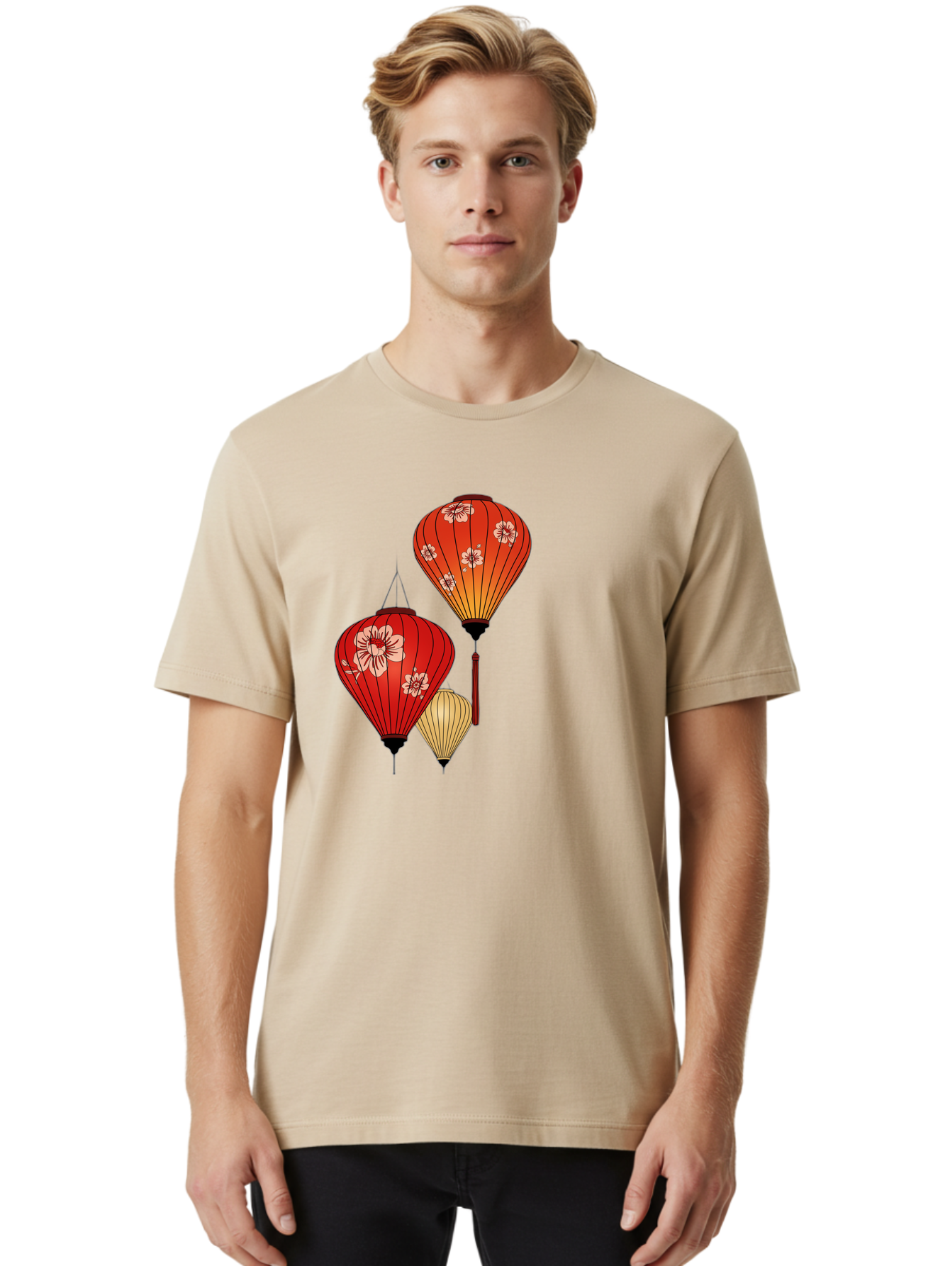 Asian-Lanterns Men'S Graphic Tee, 100% Cotton, Comfortable Casual Summer Wear, Machine Washable, Vintage Camera, Old Camera, Antique Camera, Black Camera, Classic Photography, Photography Equipment, Nostalgic Device, Film Camera, Camera Art Bag149