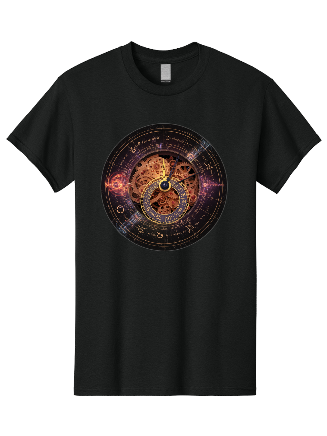 Astrological-Clock Men'S Graphic Tee, 100% Cotton, Comfortable Casual Summer Wear, Machine Washable, Vintage Camera, Old Camera, Antique Camera, Black Camera, Classic Photography, Photography Equipment, Nostalgic Device, Film Camera, Bag151