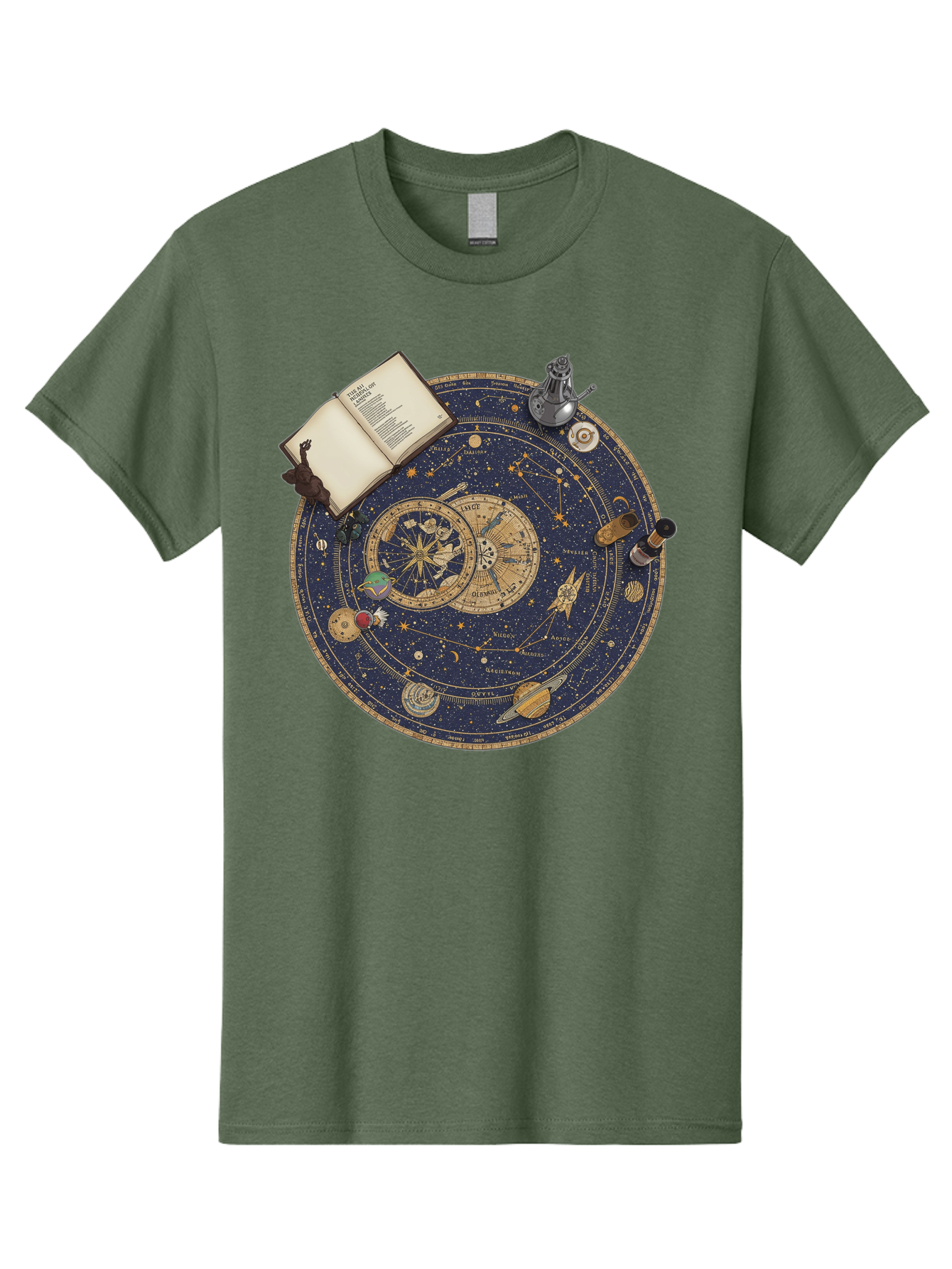 Astronomy-Wheel Men'S Graphic Tee, 100% Cotton, Comfortable Casual Summer Wear, Machine Washable, Vintage Camera, Old Camera, Antique Camera, Black Camera, Classic Photography, Photography Equipment, Nostalgic Device, Film Camera, Camera Art Bag153