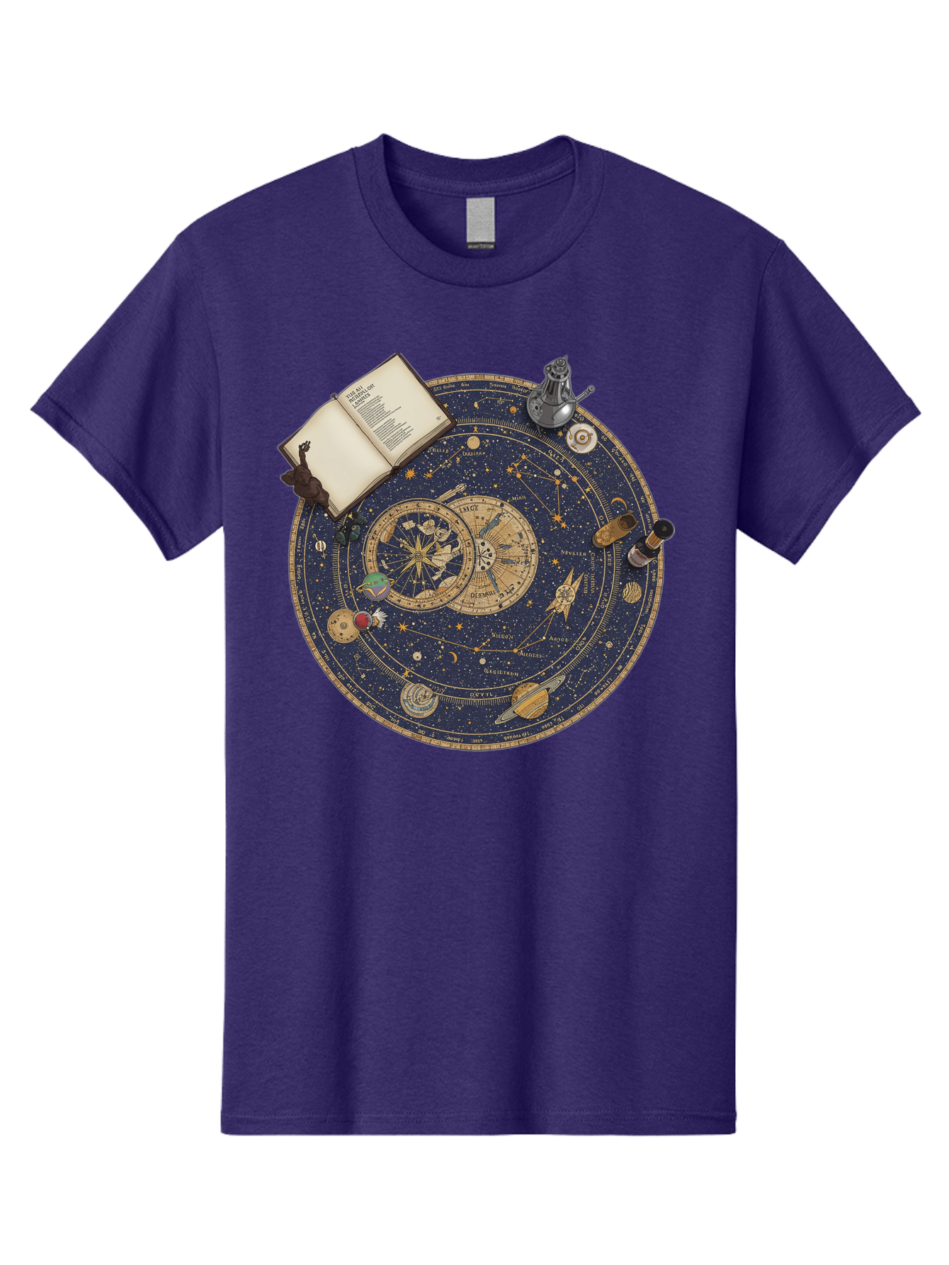 Astronomy-Wheel Men'S Graphic Tee, 100% Cotton, Comfortable Casual Summer Wear, Machine Washable, Vintage Camera, Old Camera, Antique Camera, Black Camera, Classic Photography, Photography Equipment, Nostalgic Device, Film Camera, Camera Art Bag153