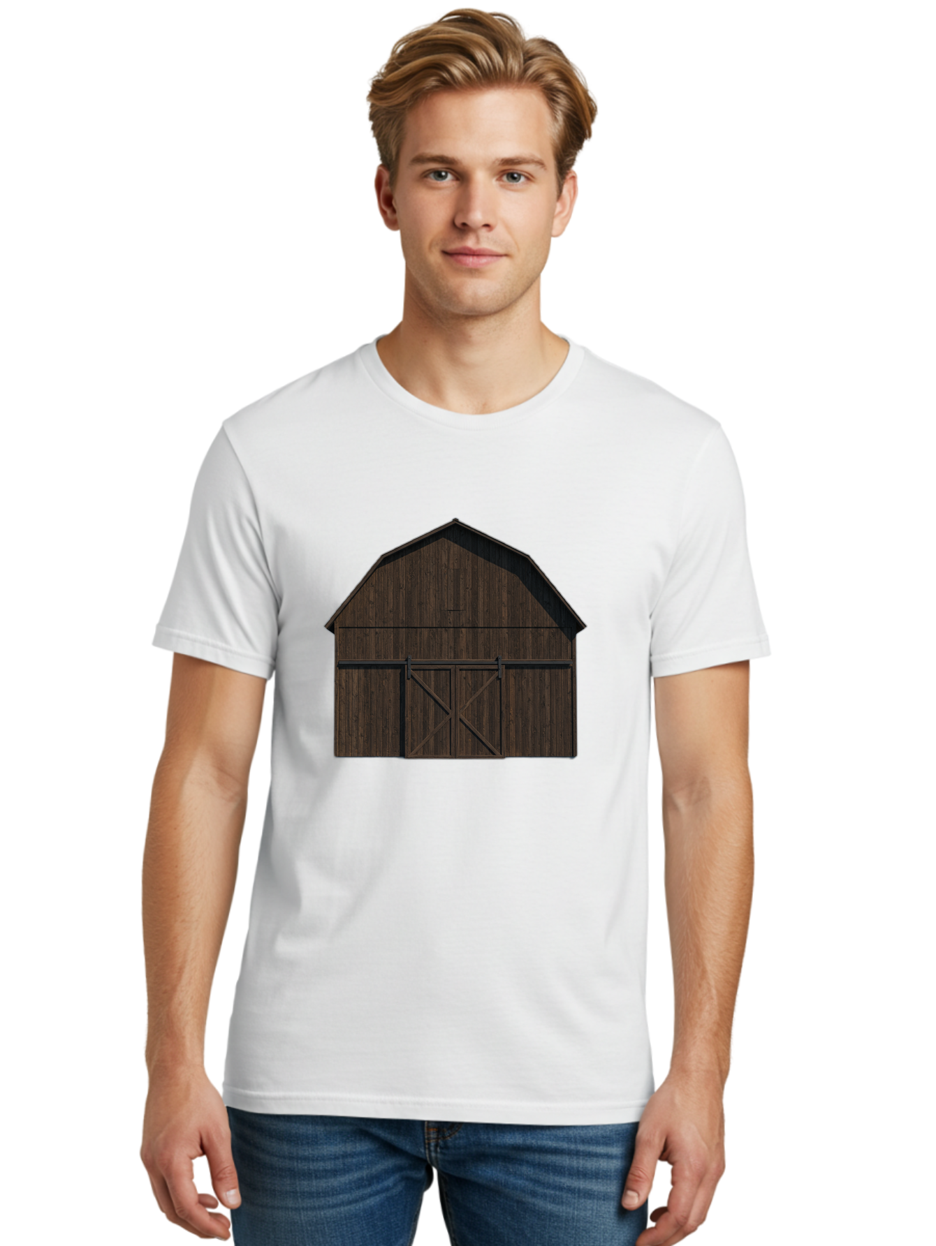 Barn-Door Men'S Graphic Tee, 100% Cotton, Comfortable Casual Summer Wear, Machine Washable, Vintage Camera, Old Camera, Antique Camera, Black Camera, Classic Photography, Photography Equipment, Nostalgic Device, Film Camera, Camera Art Bag161