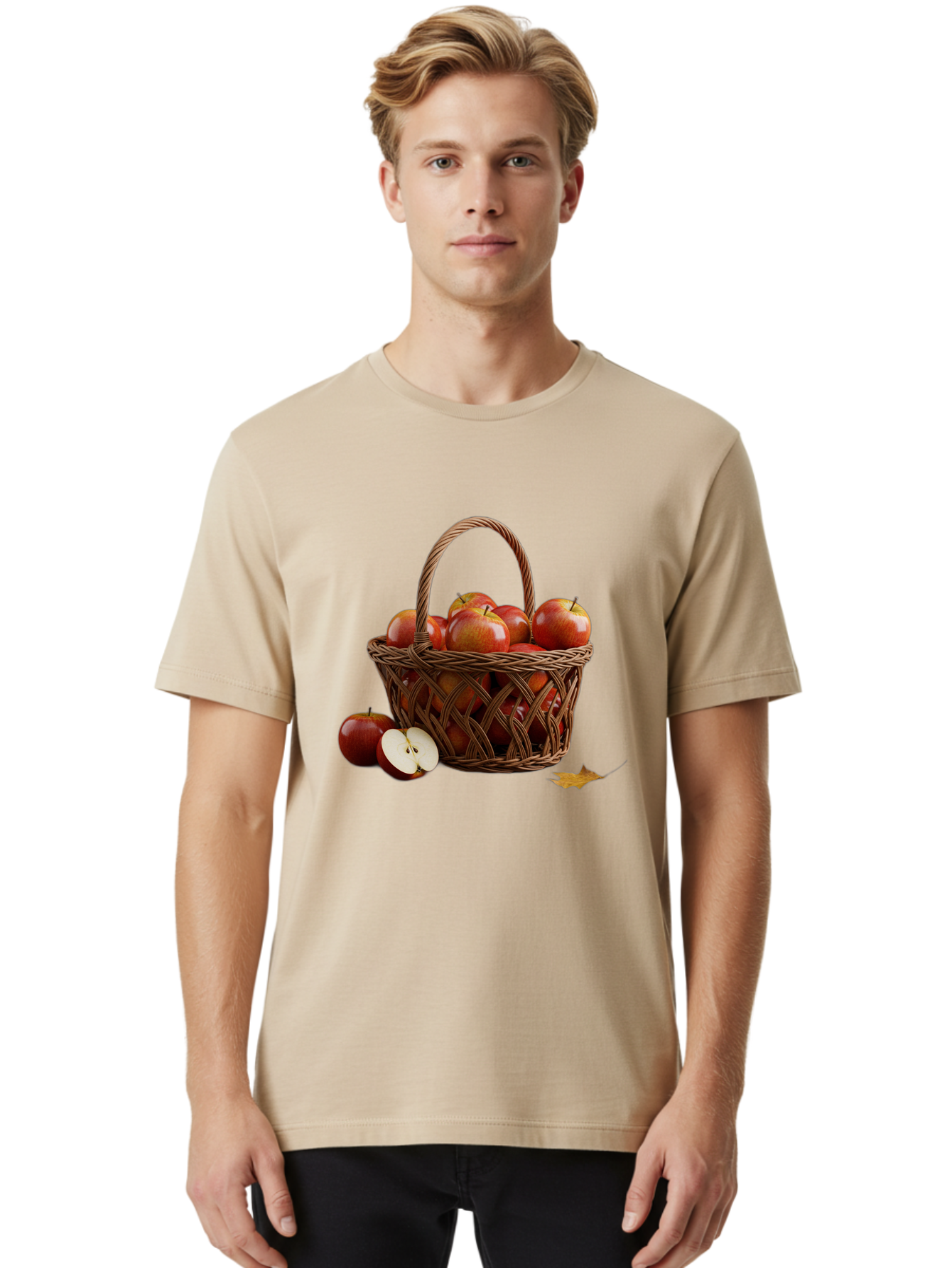 Basket-Of-Apples Men'S Graphic Tee, 100% Cotton, Comfortable Casual Summer Wear, Machine Washable, Vintage Camera, Old Camera, Antique Camera, Black Camera, Classic Photography, Photography Equipment, Nostalgic Device, Film Camera, Camera Art Bag163
