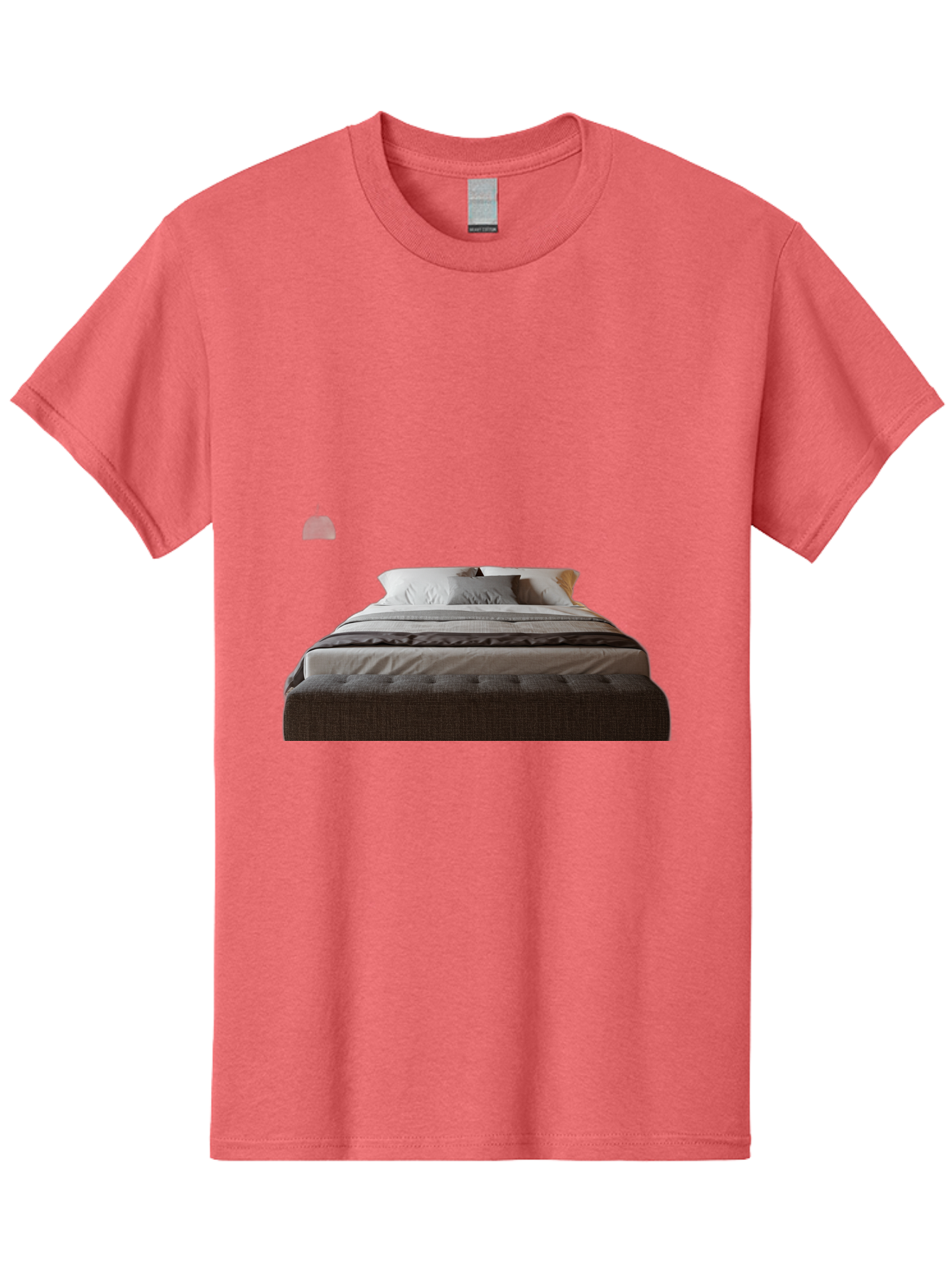 Bed-With-White-Pillows Men'S Graphic Tee, 100% Cotton, Comfortable Casual Summer Wear, Machine Washable, Vintage Camera, Old Camera, Antique Camera, Black Camera, Classic Photography, Photography Equipment, Nostalgic Device, Film Camera, Bag168