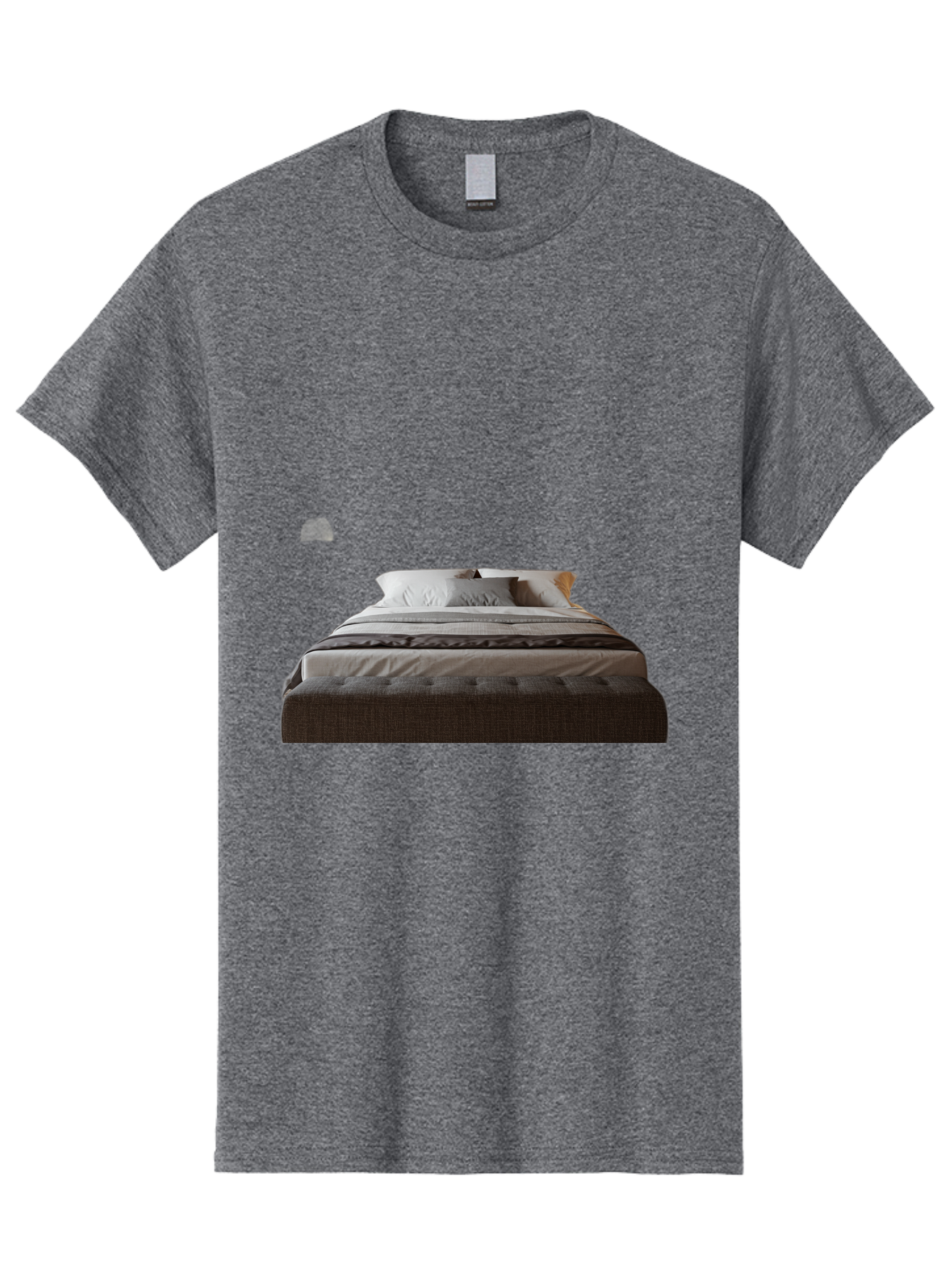 Bed-With-White-Pillows Men'S Graphic Tee, 100% Cotton, Comfortable Casual Summer Wear, Machine Washable, Vintage Camera, Old Camera, Antique Camera, Black Camera, Classic Photography, Photography Equipment, Nostalgic Device, Film Camera, Bag168