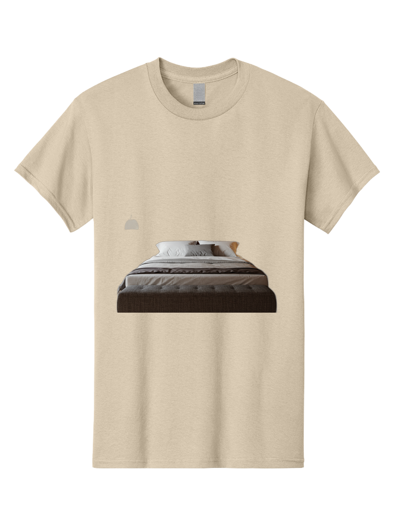 Bed-With-White-Pillows Men'S Graphic Tee, 100% Cotton, Comfortable Casual Summer Wear, Machine Washable, Vintage Camera, Old Camera, Antique Camera, Black Camera, Classic Photography, Photography Equipment, Nostalgic Device, Film Camera, Bag168