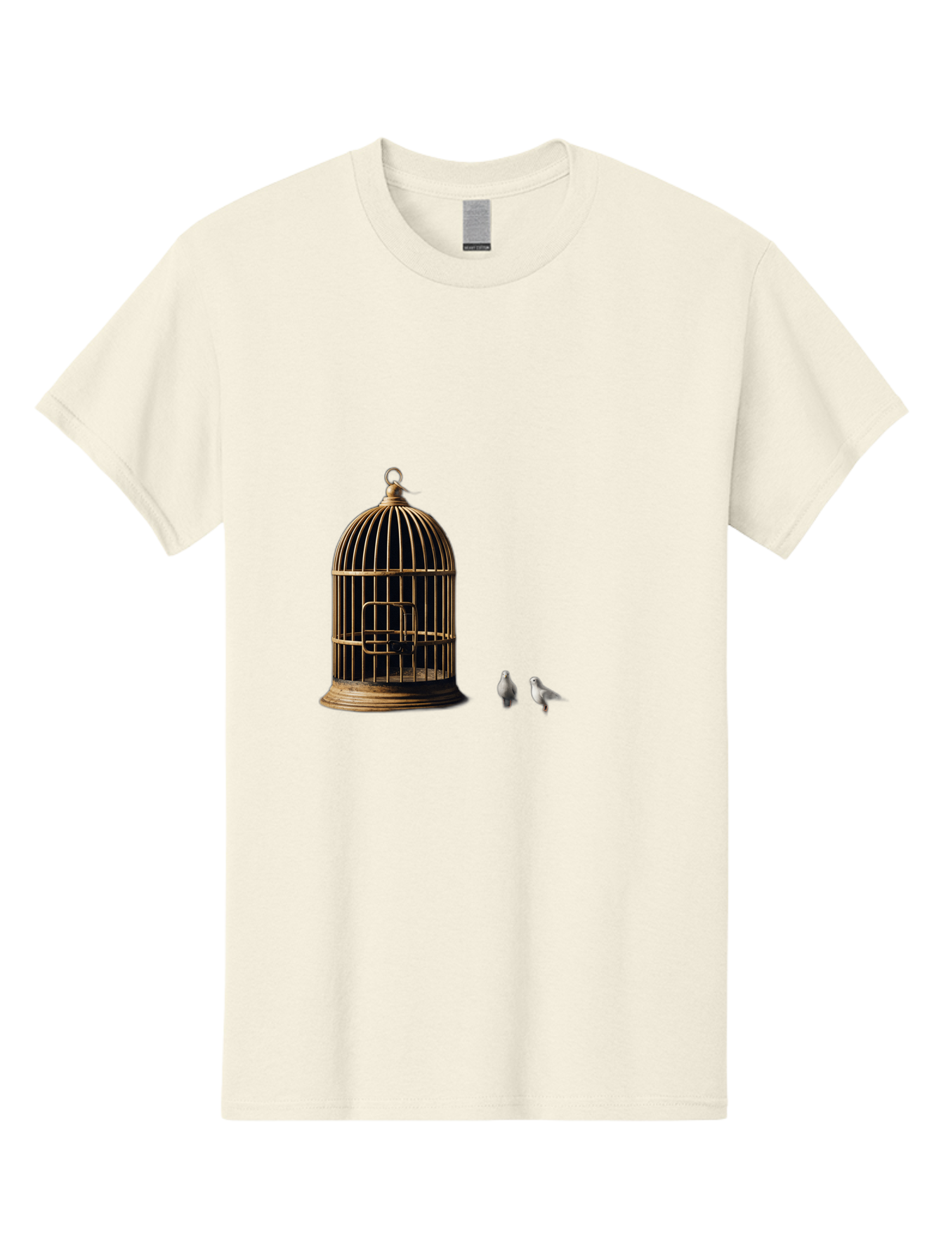 Bird-Cage-And-Birds Men'S Graphic Tee, 100% Cotton, Comfortable Casual Summer Wear, Machine Washable, Vintage Camera, Old Camera, Antique Camera, Black Camera, Classic Photography, Photography Equipment, Nostalgic Device, Film Camera, Bag172