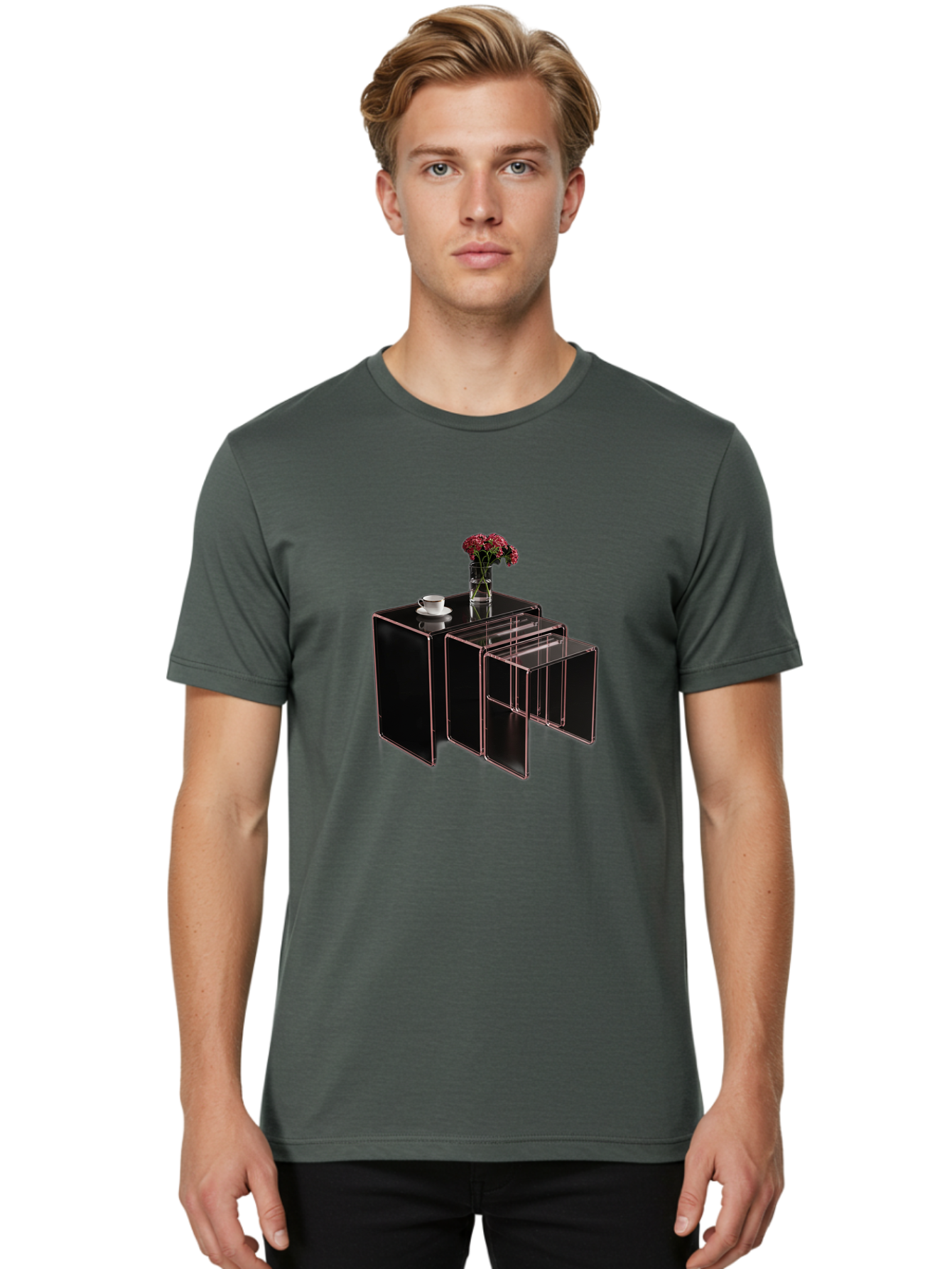 Black-Cabinet-With-Drawer Men'S Graphic Tee, 100% Cotton, Comfortable Casual Summer Wear, Machine Washable, Vintage Camera, Old Camera, Antique Camera, Black Camera, Classic Photography, Photography Equipment, Nostalgic Device, Film Camera, Bag179