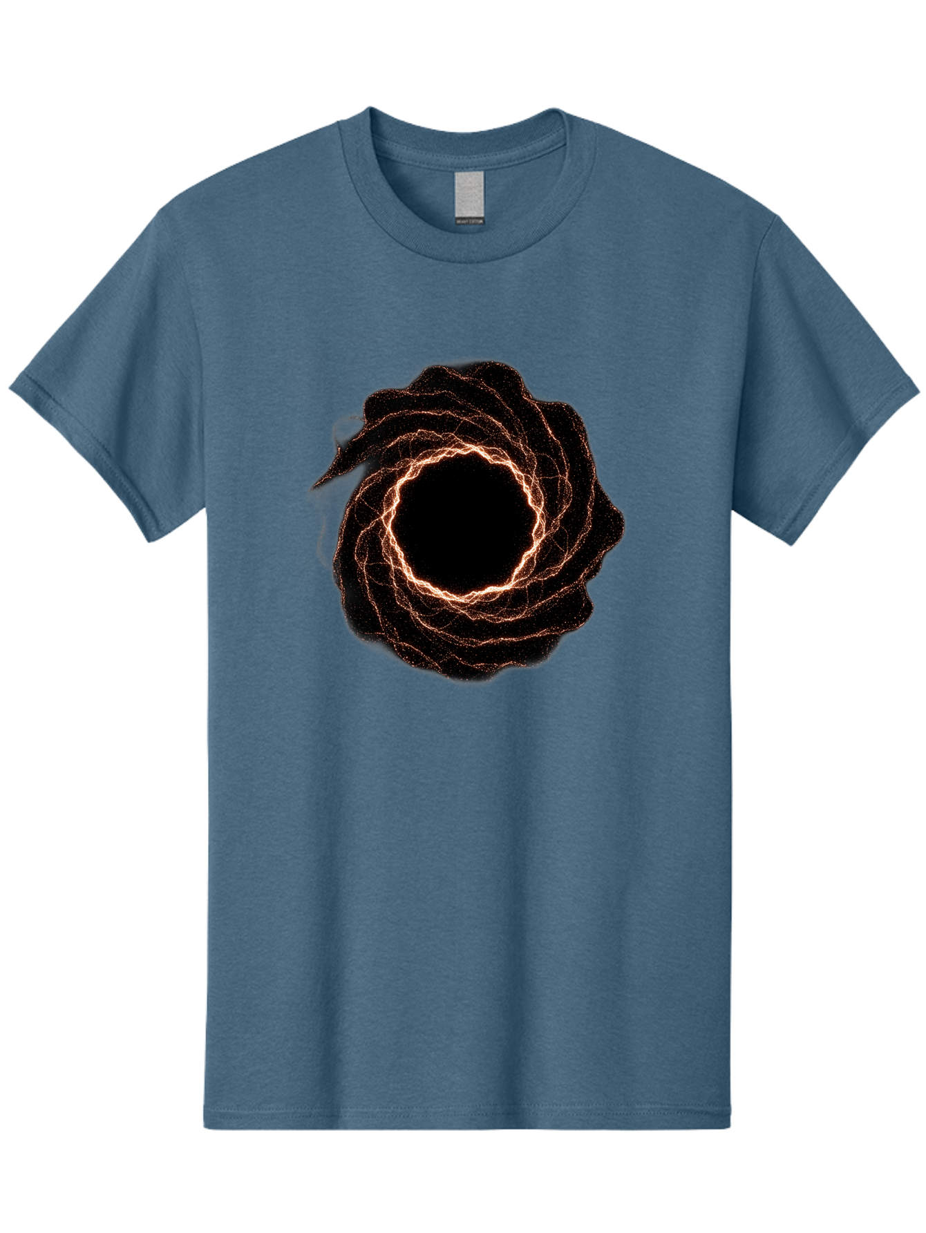 Black-Hole-Vortex Men'S Graphic Tee, 100% Cotton, Comfortable Casual Summer Wear, Machine Washable, Vintage Camera, Old Camera, Antique Camera, Black Camera, Classic Photography, Photography Equipment, Nostalgic Device, Film Camera, Camera Art Bag180