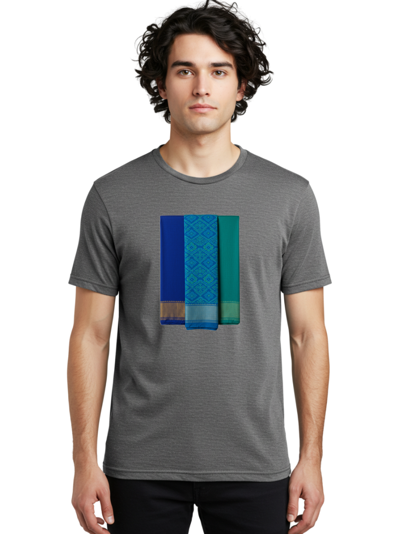Blue-And-Teal-Sarees Men'S Graphic Tee, 100% Cotton, Comfortable Casual Summer Wear, Machine Washable, Vintage Camera, Old Camera, Antique Camera, Black Camera, Classic Photography, Photography Equipment, Nostalgic Device, Film Camera, Bag184