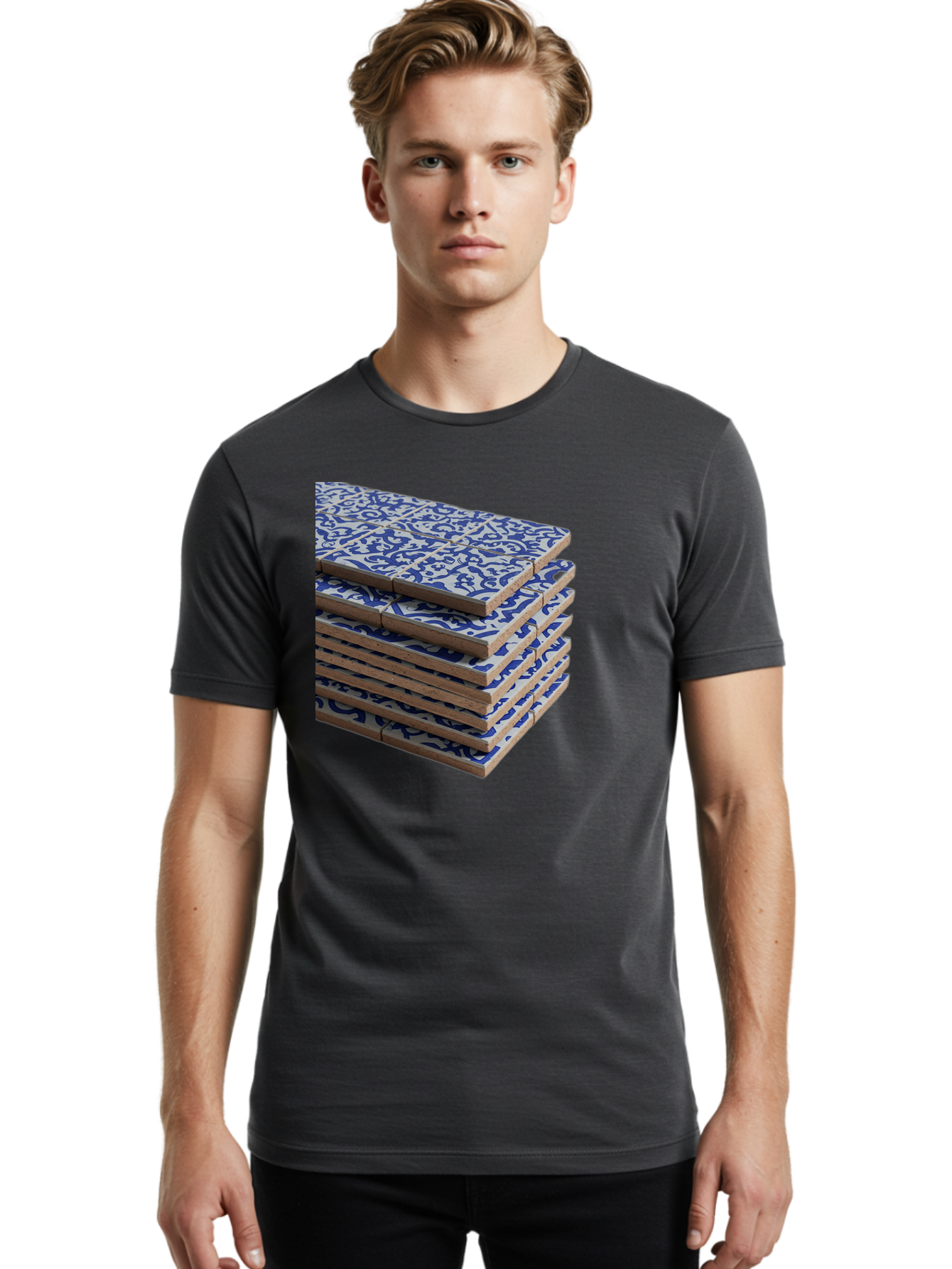 Blue-And-White-Coasters Men'S Graphic Tee, 100% Cotton, Comfortable Casual Summer Wear, Machine Washable, Vintage Camera, Old Camera, Antique Camera, Black Camera, Classic Photography, Photography Equipment, Nostalgic Device, Film Camera, Bag185