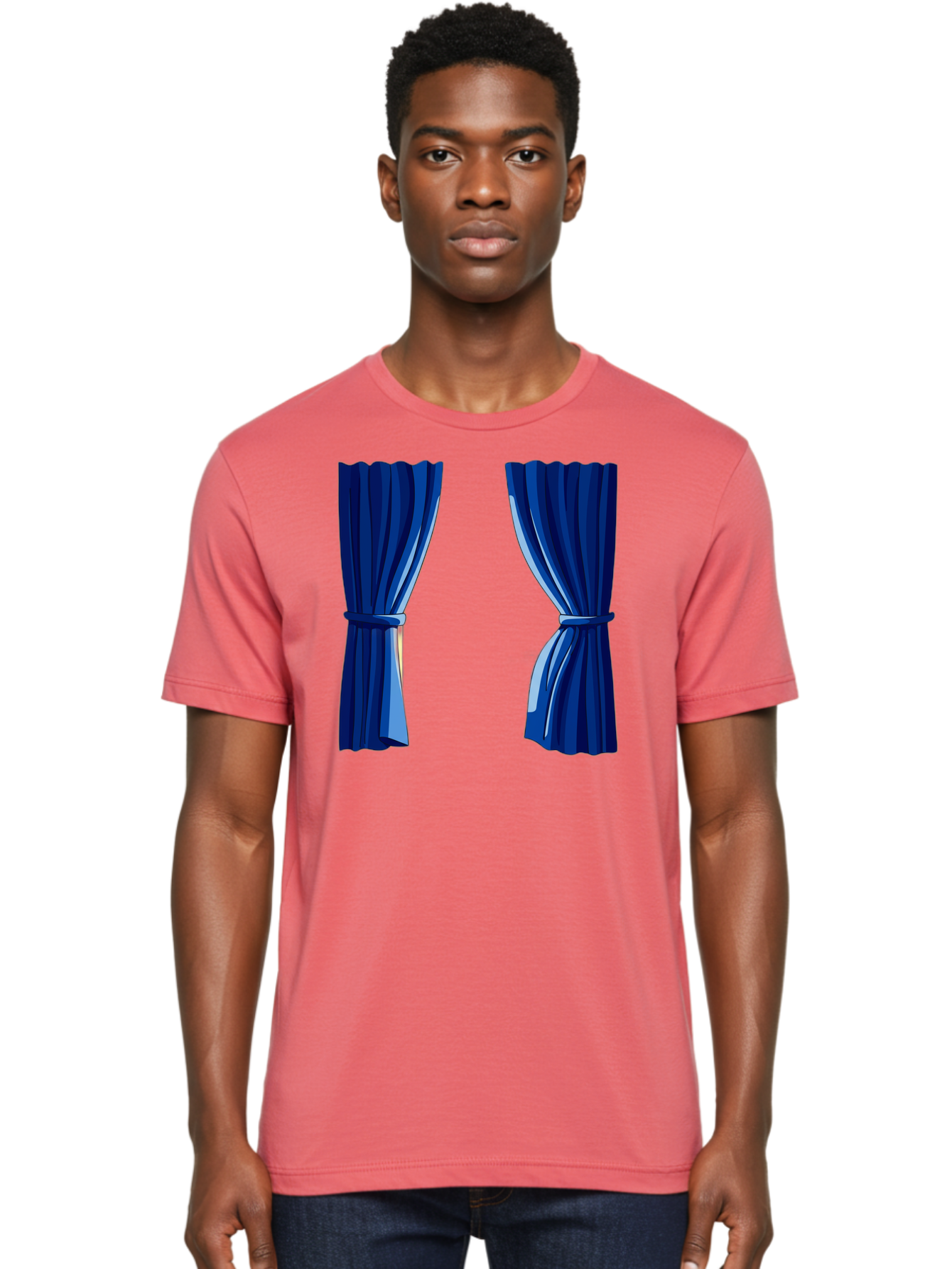 Blue-Curtains Men'S Graphic Tee, 100% Cotton, Comfortable Casual Summer Wear, Machine Washable, Vintage Camera, Old Camera, Antique Camera, Black Camera, Classic Photography, Photography Equipment, Nostalgic Device, Film Camera, Camera Art Bag190