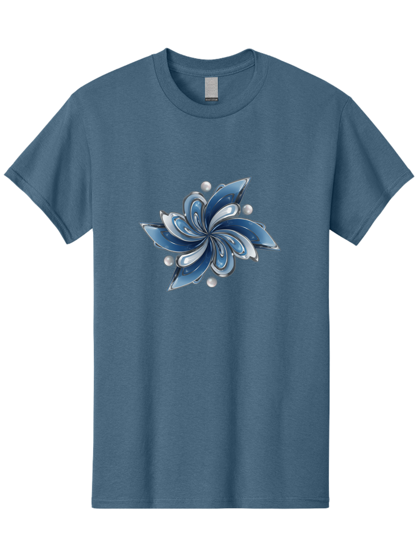 Blue-Flower Men'S Graphic Tee, 100% Cotton, Comfortable Casual Summer Wear, Machine Washable, Vintage Camera, Old Camera, Antique Camera, Black Camera, Classic Photography, Photography Equipment, Nostalgic Device, Film Camera, Camera Art Bag193