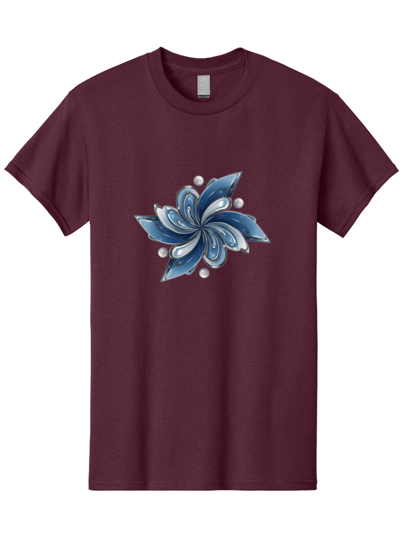 Blue-Flower Men'S Graphic Tee, 100% Cotton, Comfortable Casual Summer Wear, Machine Washable, Vintage Camera, Old Camera, Antique Camera, Black Camera, Classic Photography, Photography Equipment, Nostalgic Device, Film Camera, Camera Art Bag193