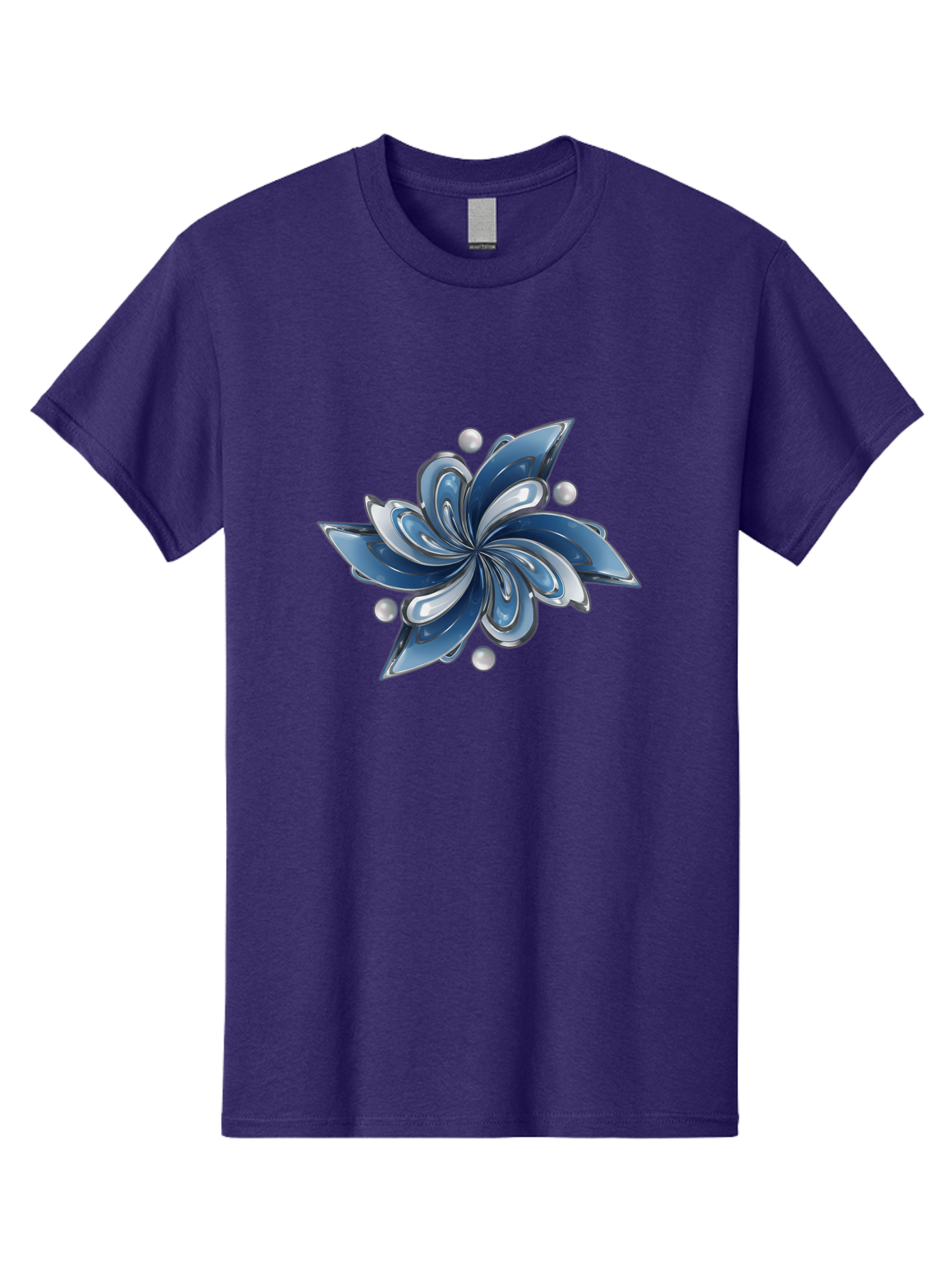 Blue-Flower Men'S Graphic Tee, 100% Cotton, Comfortable Casual Summer Wear, Machine Washable, Vintage Camera, Old Camera, Antique Camera, Black Camera, Classic Photography, Photography Equipment, Nostalgic Device, Film Camera, Camera Art Bag193