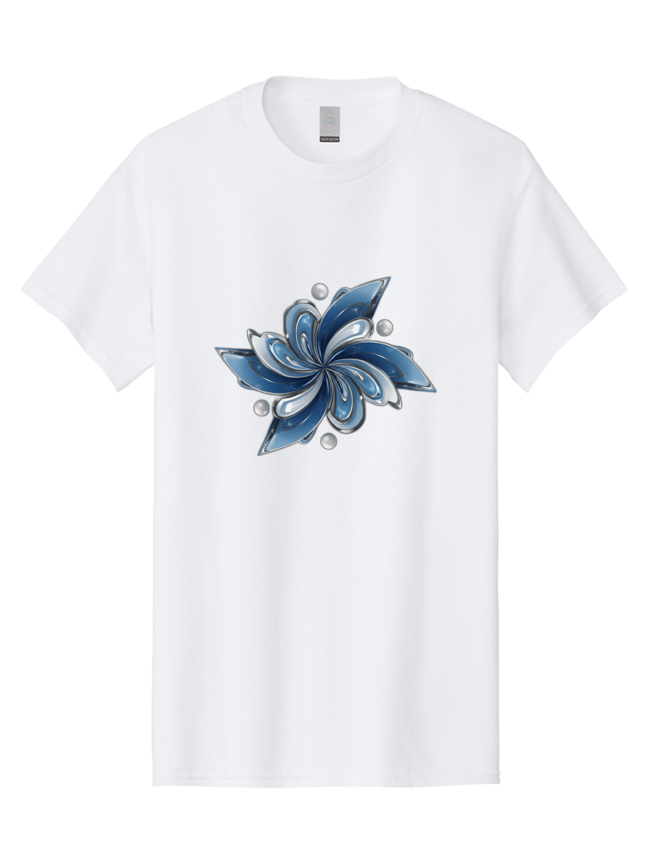 Blue-Flower Men'S Graphic Tee, 100% Cotton, Comfortable Casual Summer Wear, Machine Washable, Vintage Camera, Old Camera, Antique Camera, Black Camera, Classic Photography, Photography Equipment, Nostalgic Device, Film Camera, Camera Art Bag193