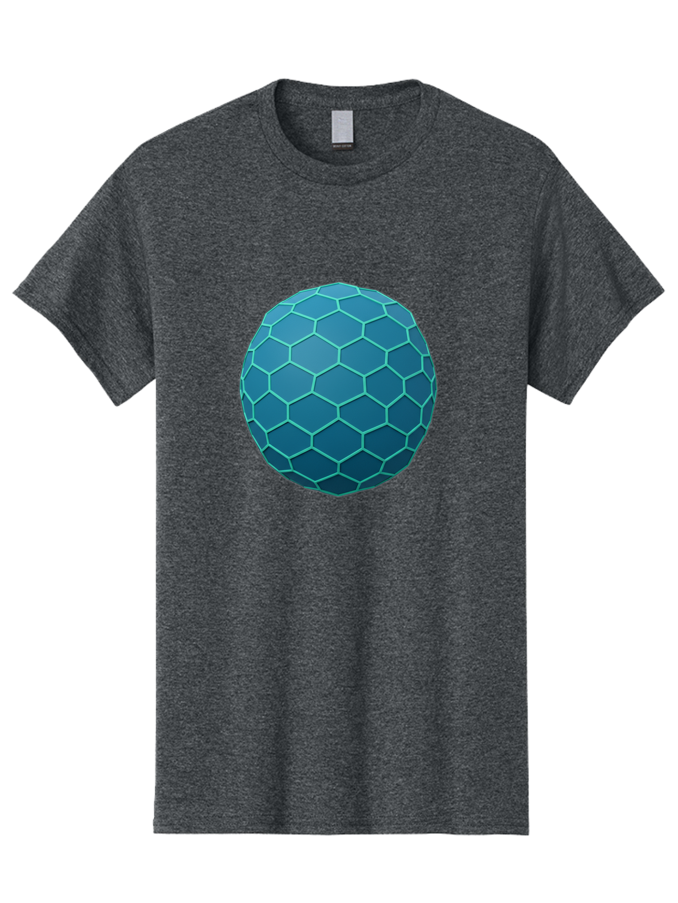Blue-Hexagonal-Sphere Men'S Graphic Tee, 100% Cotton, Comfortable Casual Summer Wear, Machine Washable, Vintage Camera, Old Camera, Antique Camera, Black Camera, Classic Photography, Photography Equipment, Nostalgic Device, Film Camera, Bag194