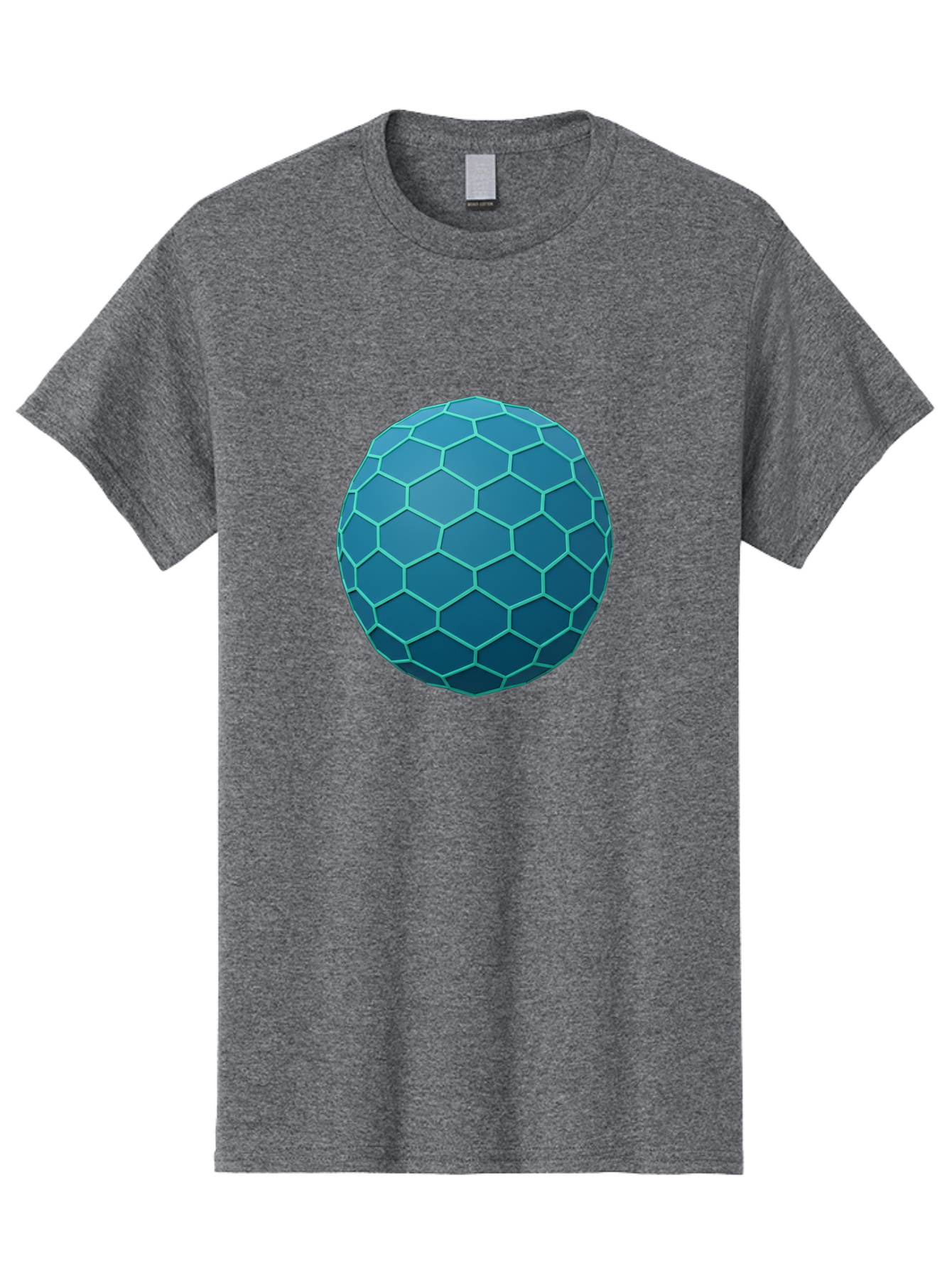 Blue-Hexagonal-Sphere Men'S Graphic Tee, 100% Cotton, Comfortable Casual Summer Wear, Machine Washable, Vintage Camera, Old Camera, Antique Camera, Black Camera, Classic Photography, Photography Equipment, Nostalgic Device, Film Camera, Bag194